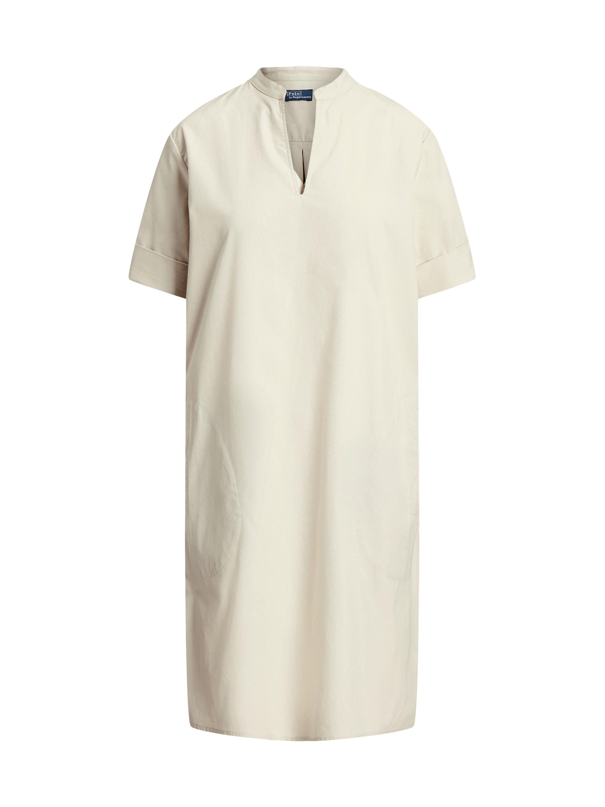 Polo Ralph Lauren Women's Cotton Twill Shift Dress - Pale Cream
