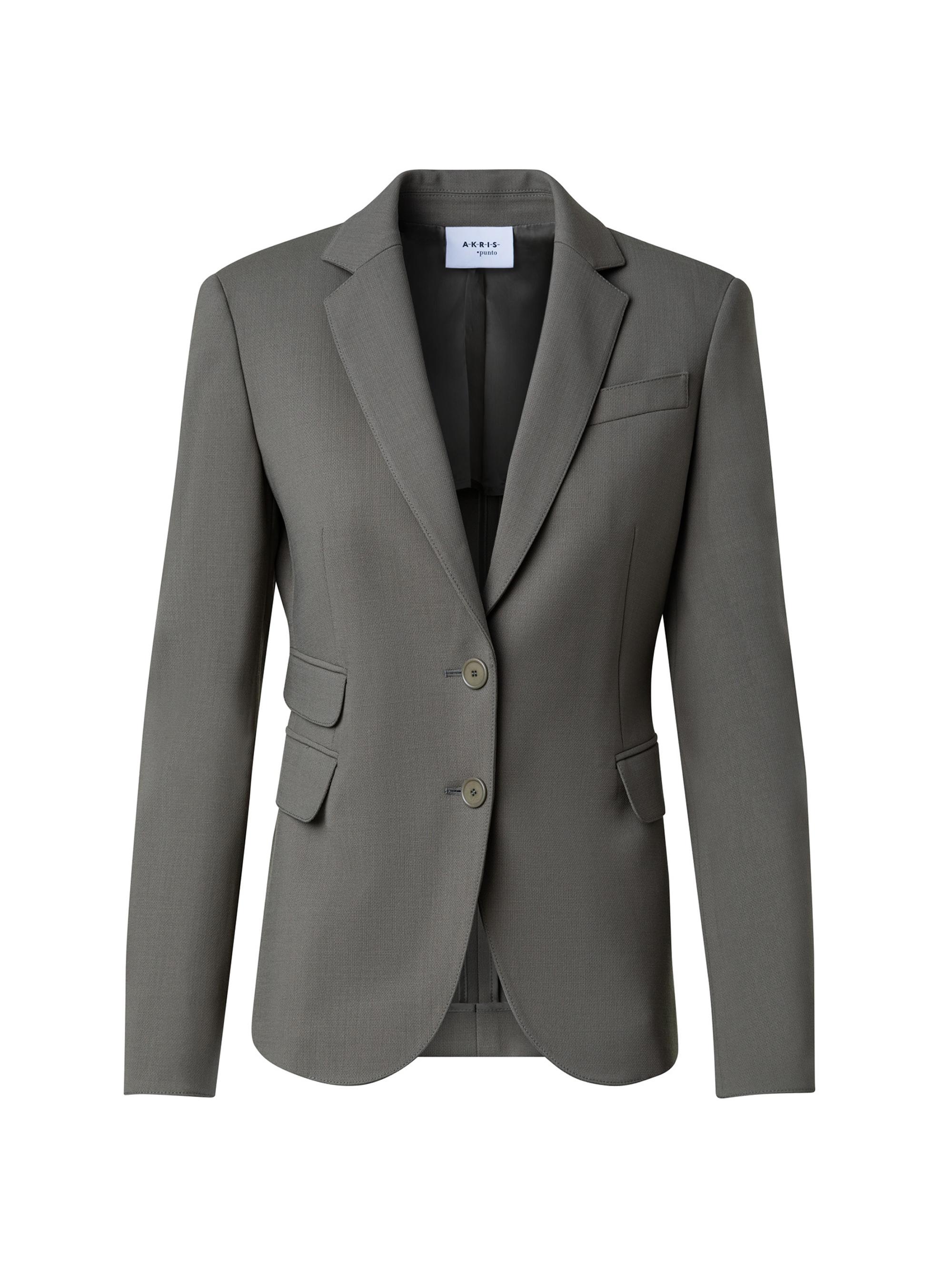 Shop Akris punto Single-Breasted Wool-Blend Blazer | Saks Fifth Avenue