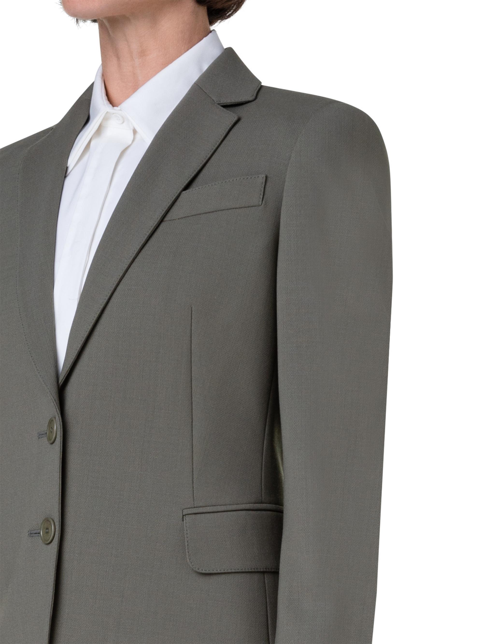 Shop Akris punto Single-Breasted Wool-Blend Blazer | Saks Fifth Avenue