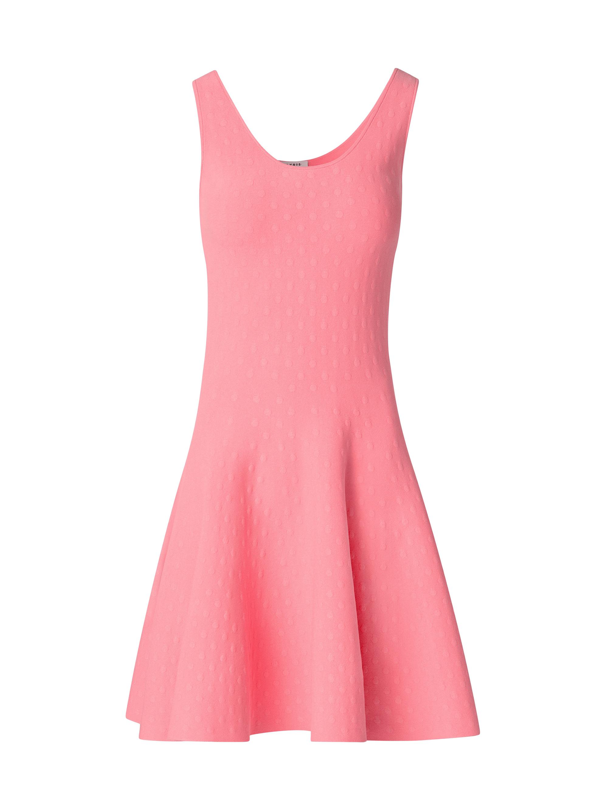Akris punto Women's Knit Scoopneck Midi-Dress - Flamingo