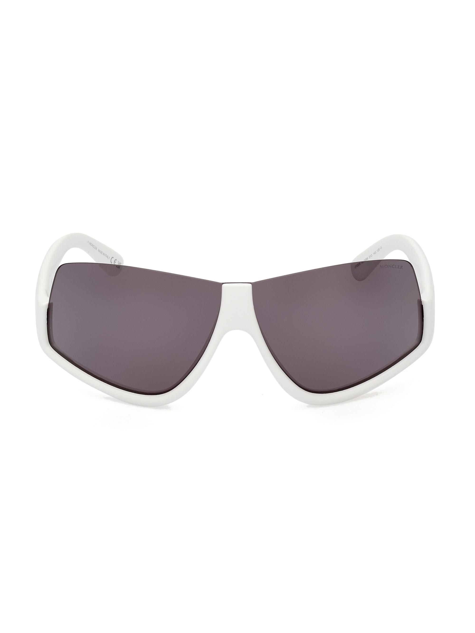 Moncler Women's Vyzer Shield Sunglasses - White