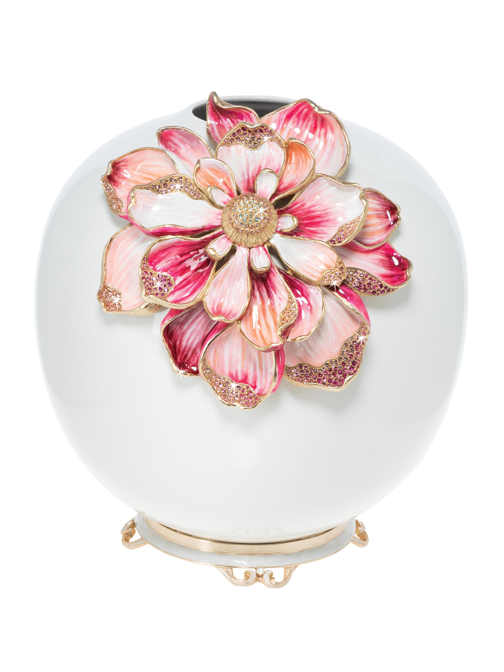 Jay Strongwater Magnolia Vase - Flora