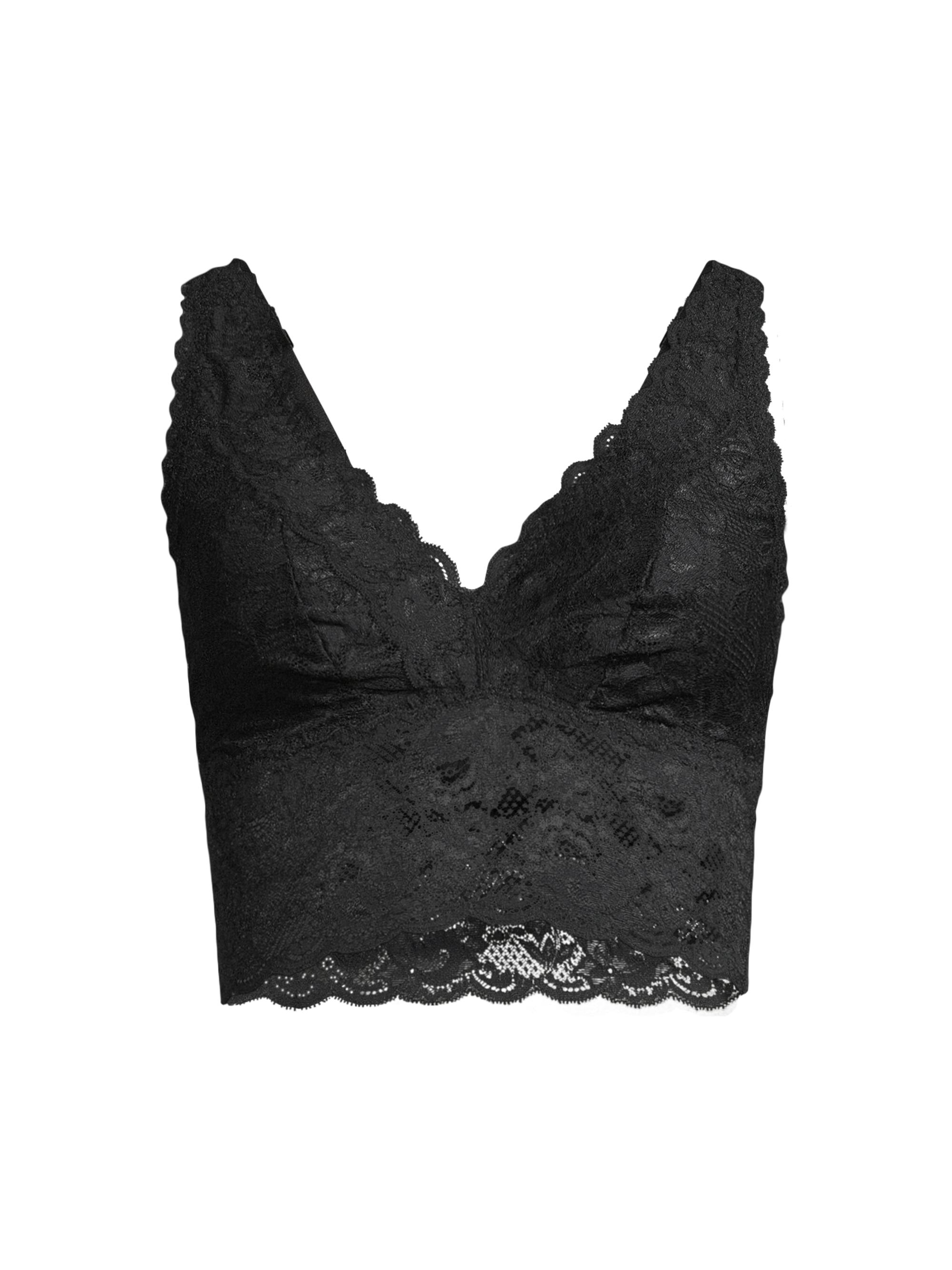 Cosabella Women's Never Say Never Cropped Lace Bralette - Black