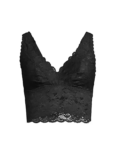 Never Say Never Cropped Lace Bralette