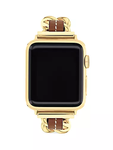Apple Watch Silicone Band with Gold Honey Bee Charm Stud