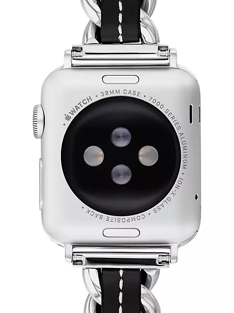 Bracelets Montre Cuir Apple Watch 38/40mm Vachette Satinée Manhattan