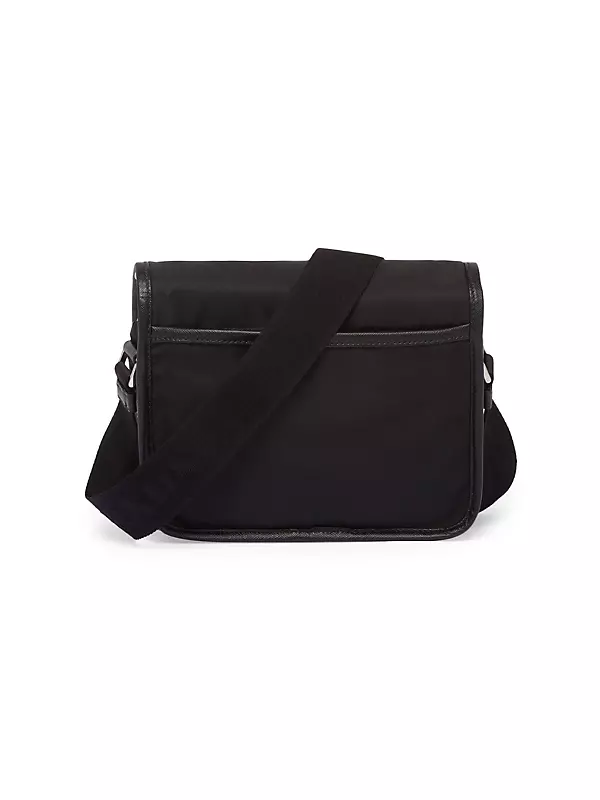 Très Bien - Prada Re-nylon And Saffiano Shoulder Bag Black