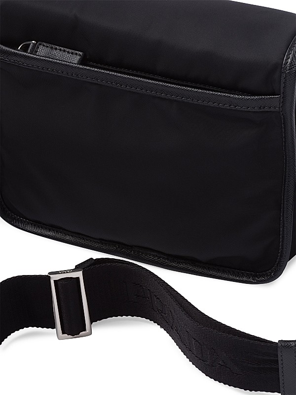 Shop Prada Re-Nylon and Saffiano Leather Shoulder Bag | Saks Shop Prada Re-Nylon and Saffiano Leather Shoulder Bag | Saks