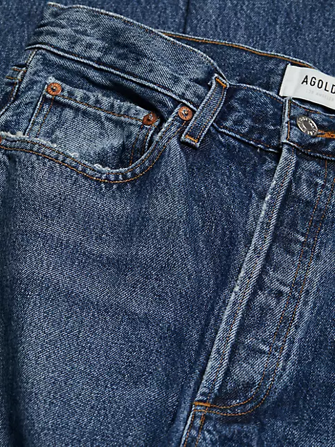 Retfærdighed Credential evne Shop Agolde Dame Wide-Leg Cuffed Jeans | Saks Fifth Avenue