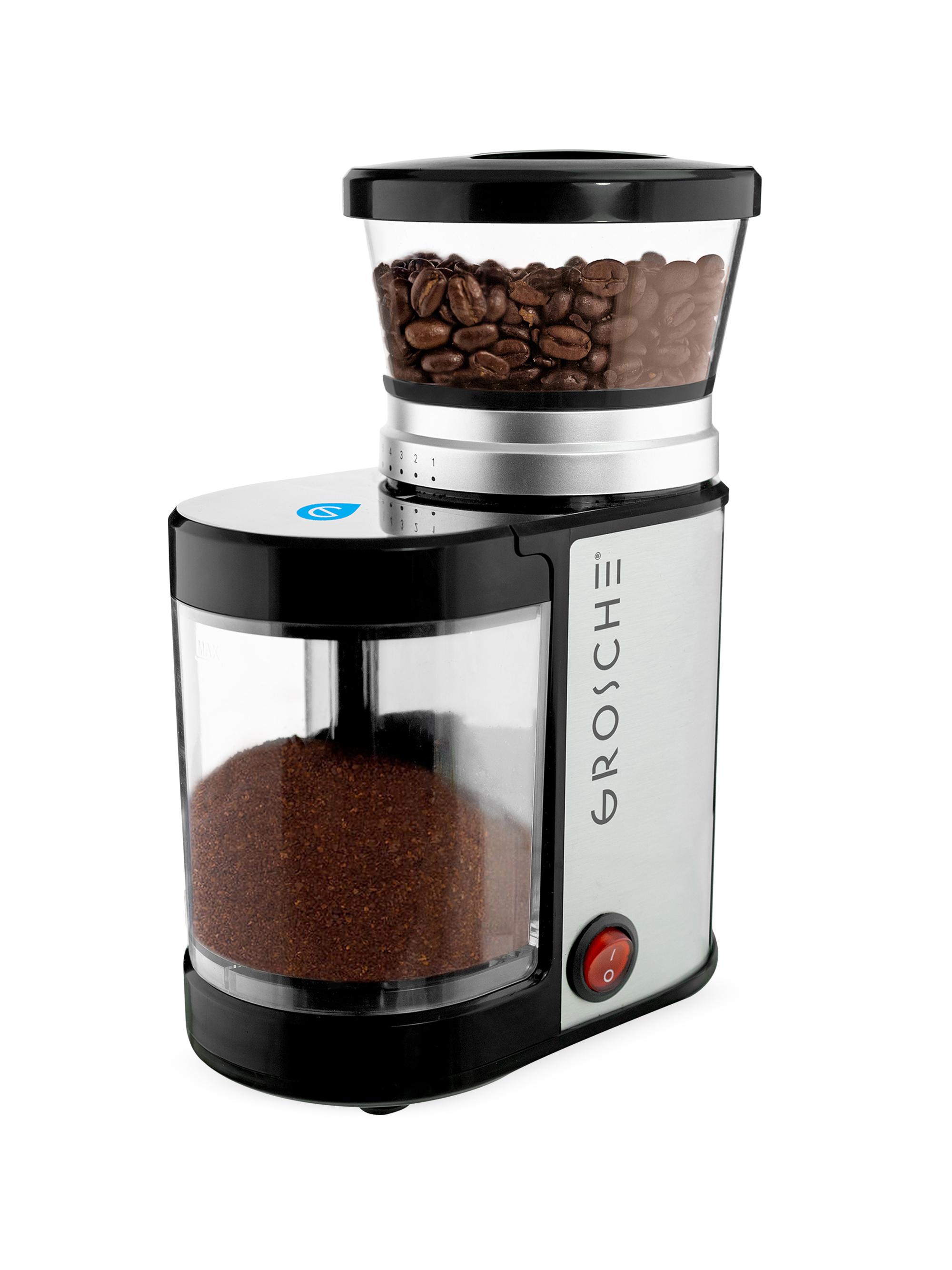 Grosche Bremen Burr Electric Coffee Grinder - Black