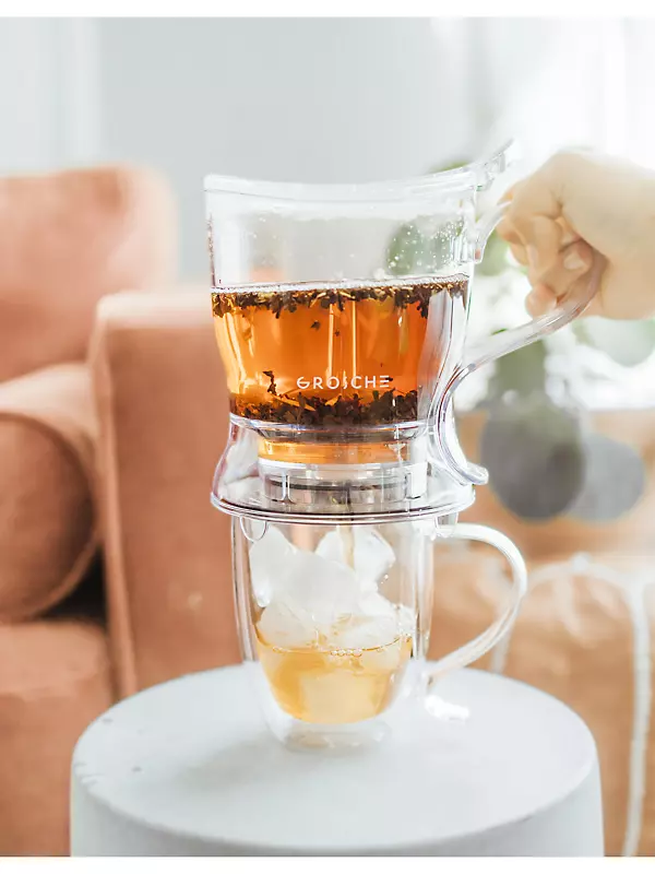 ABERDEEN Clear Easy Pour Tea Steeper