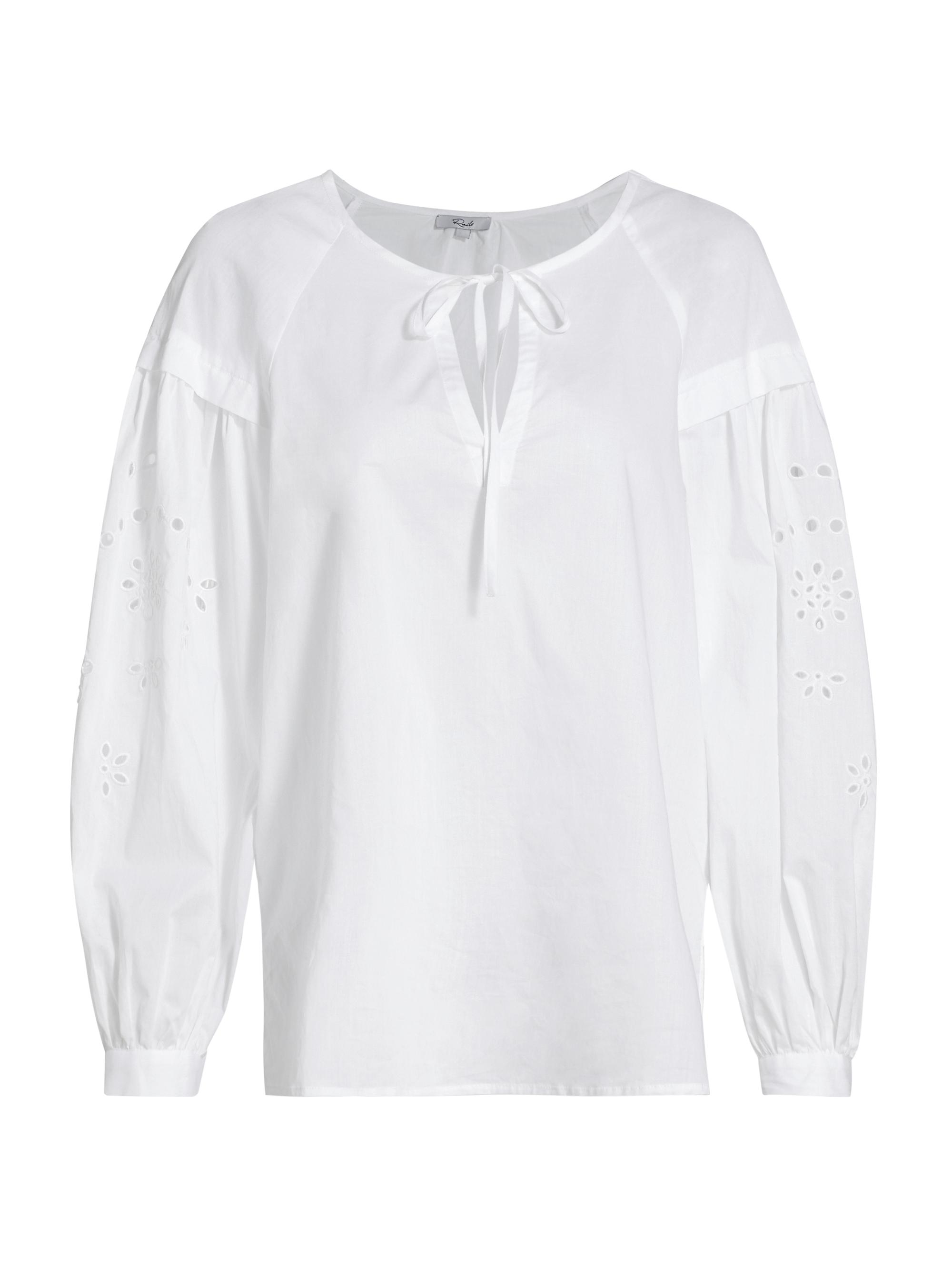 Rails Women's Dari Cotton Eyelet Blouse - Beach White Eyelet