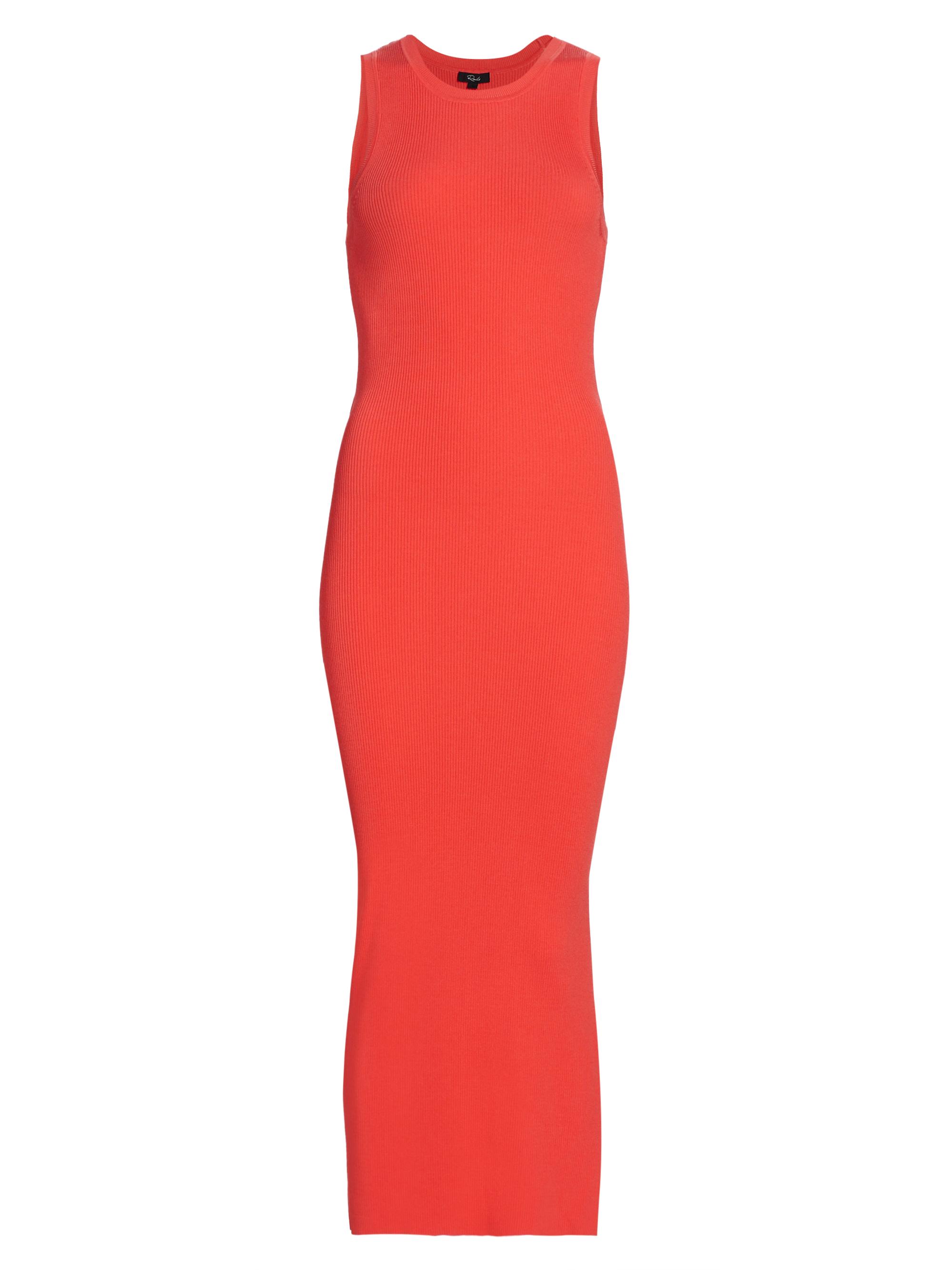 Rails Women's Syd Rib-Knit Midi-Dress - Coral