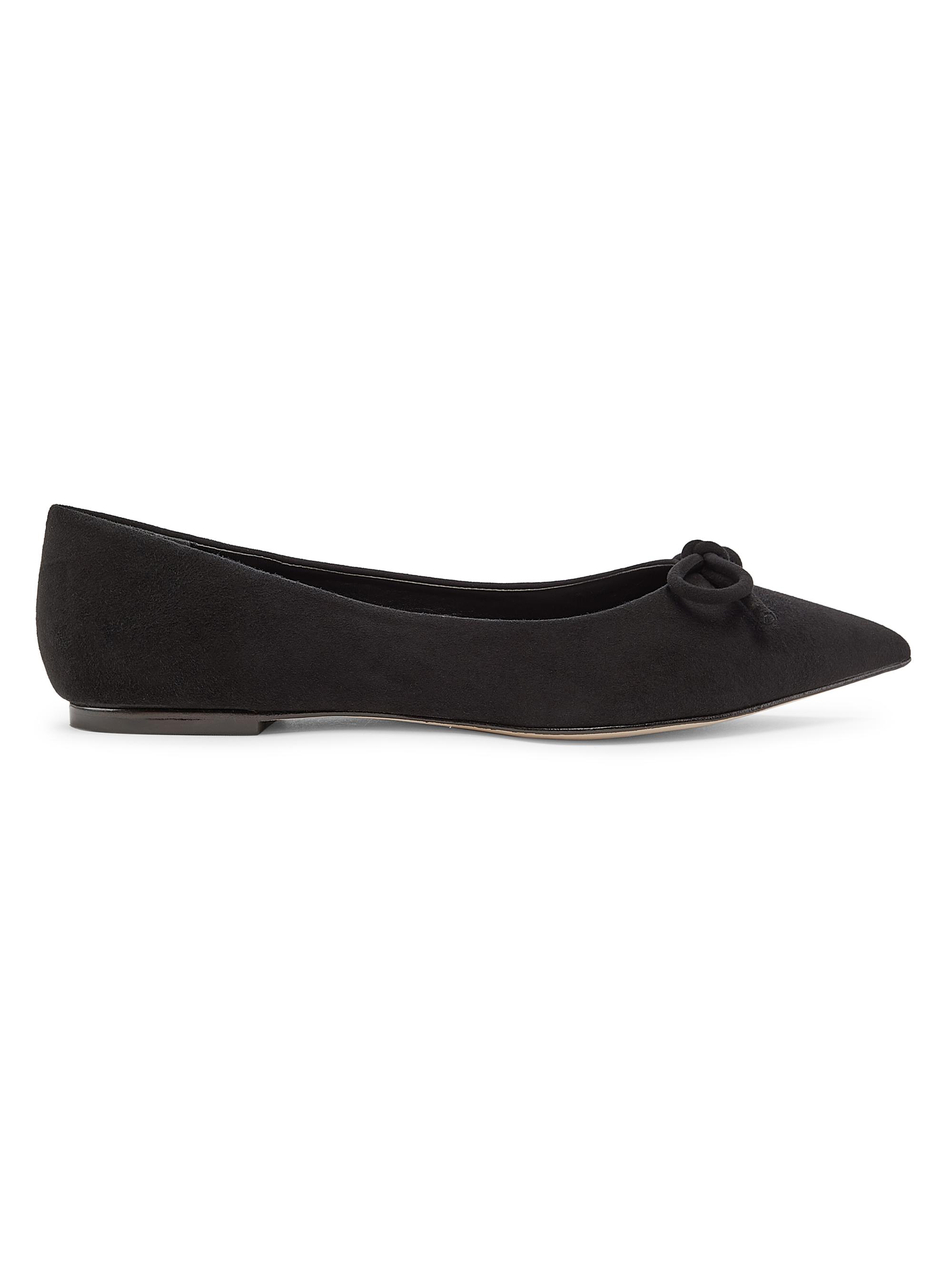 Larroudé Women's Lee Velvet Ballet Flats - Black