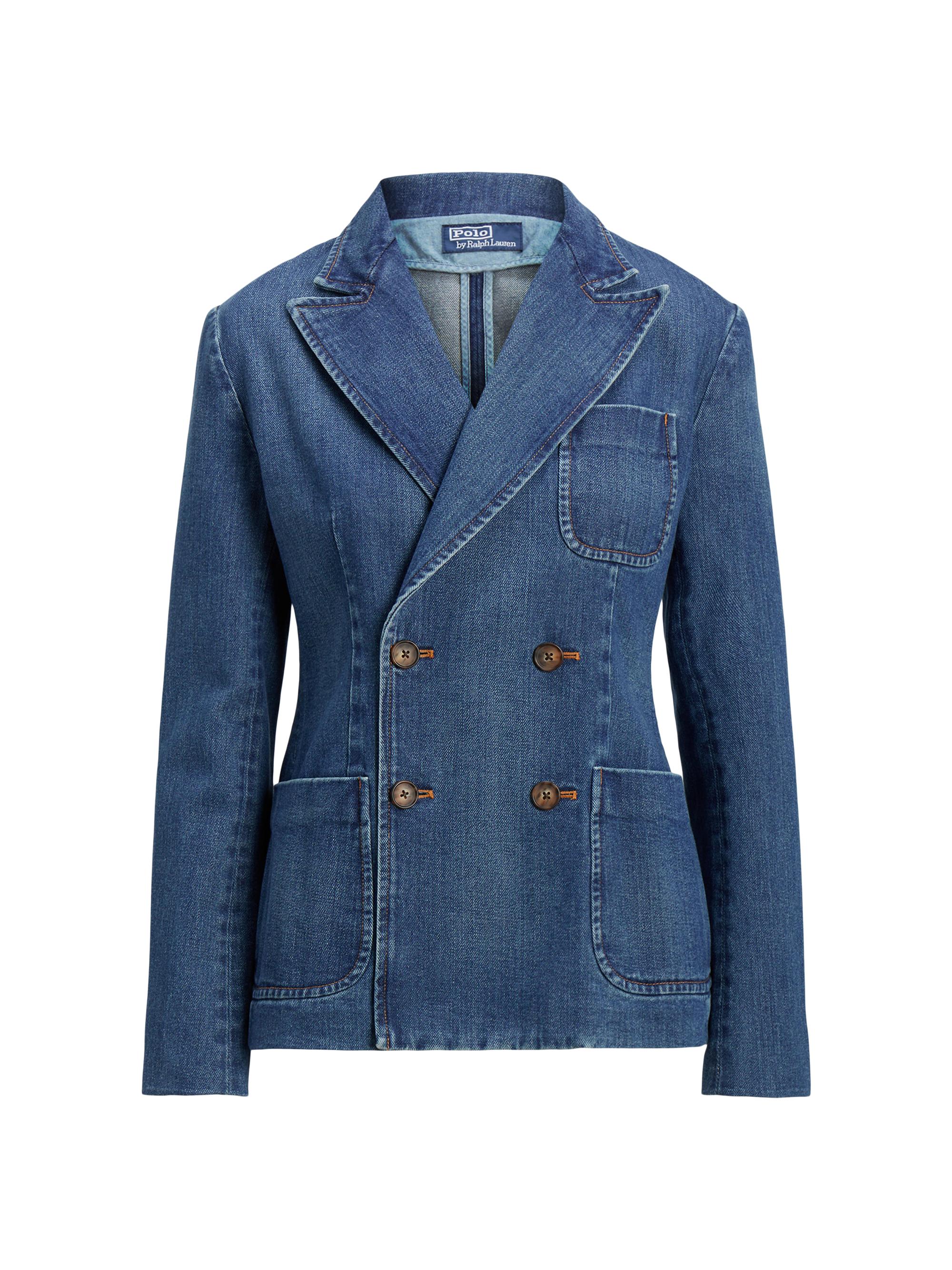 Polo Ralph Lauren Women's Rae Denim Blazer - Obispo Wash