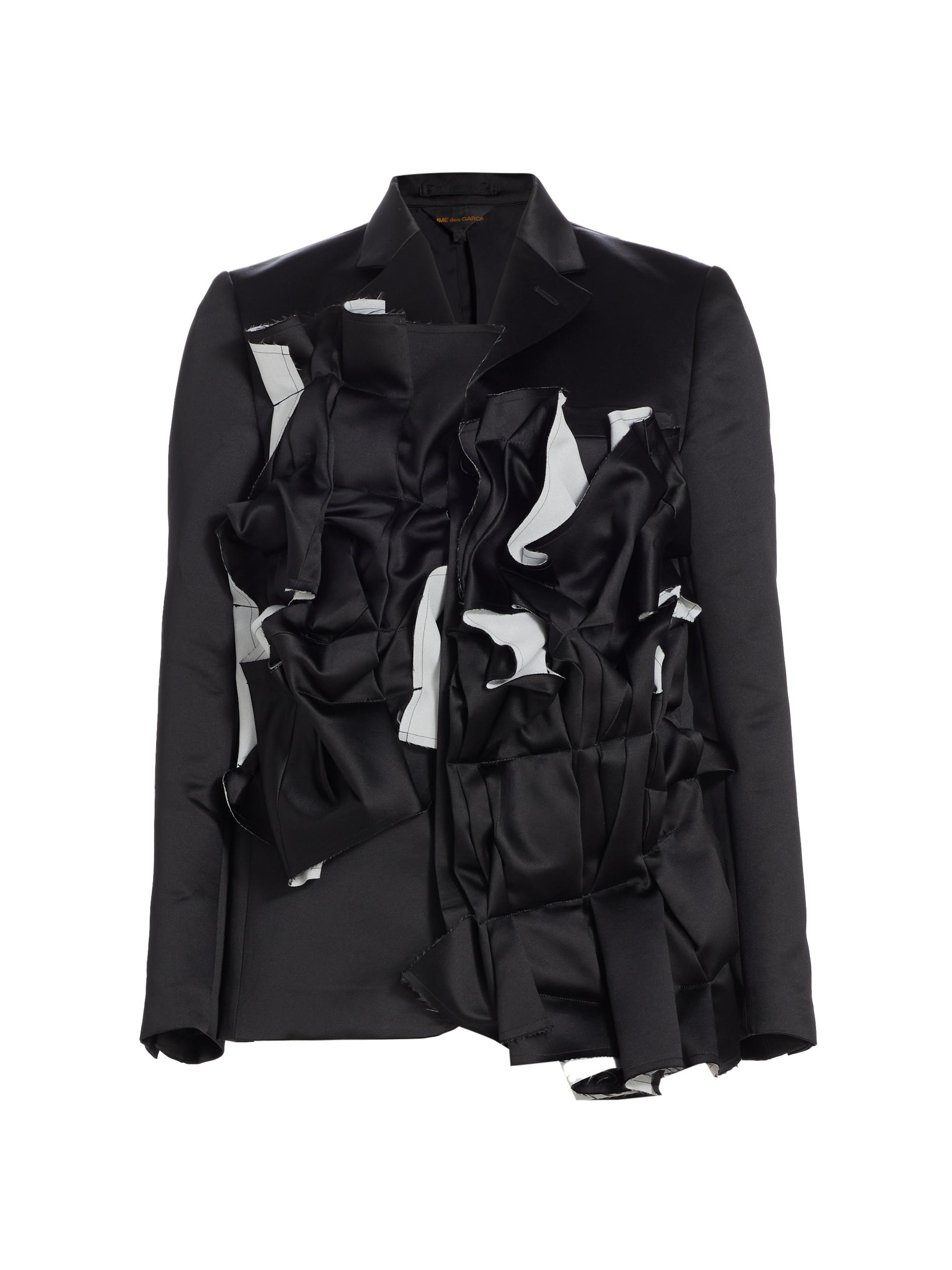 Comme des Garçons Satin Pleated Jacket | Saks Fifth Avenue