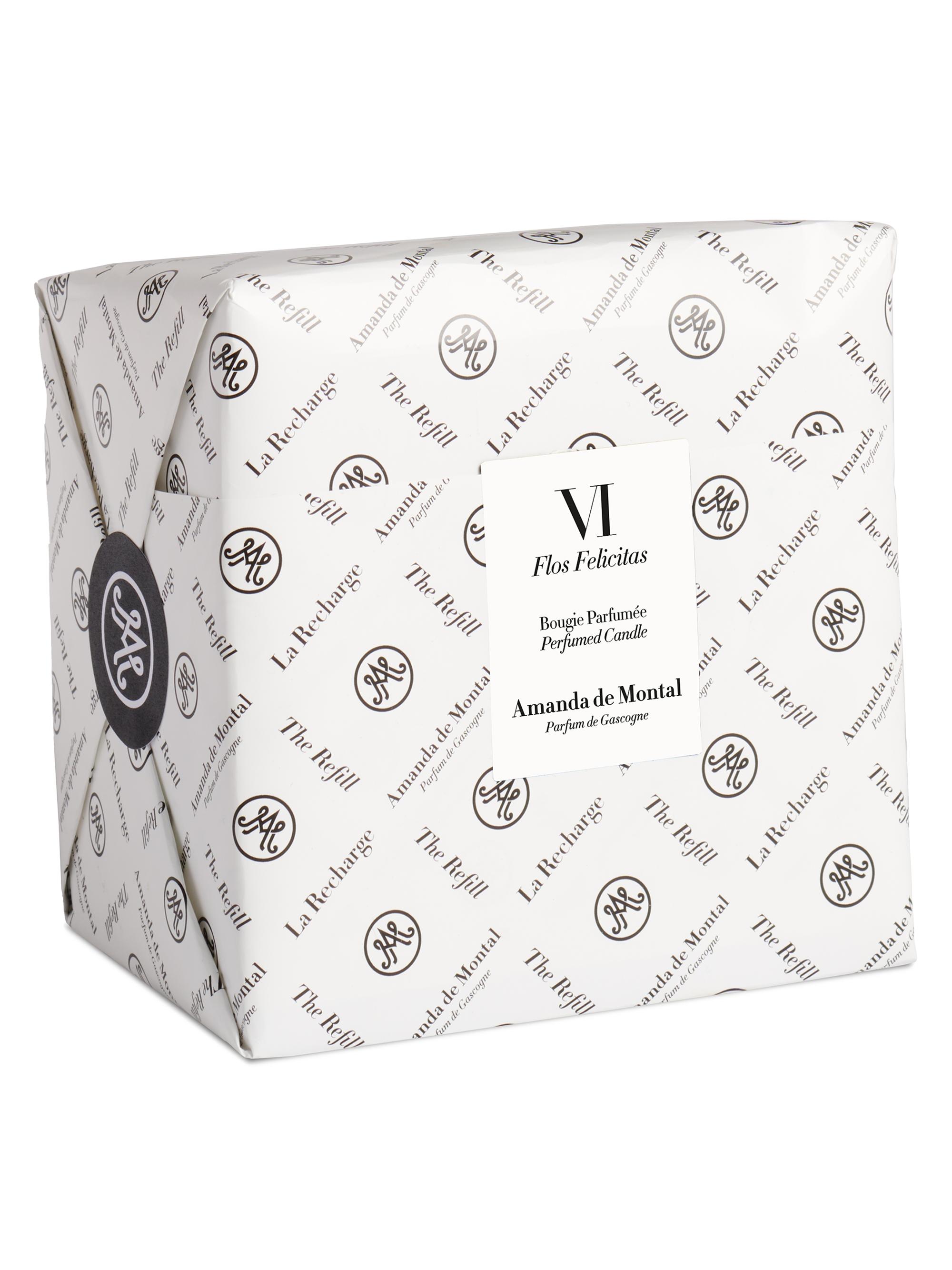 Amanda de Montal VI Flos Felicitas Indoor/Outdoor Candle Refill - White