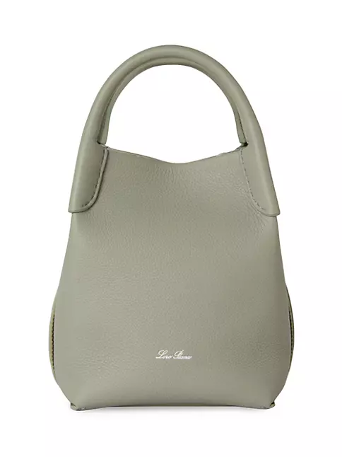 Extra Pocket L 23 5 Leather Backpack in Beige - Loro Piana