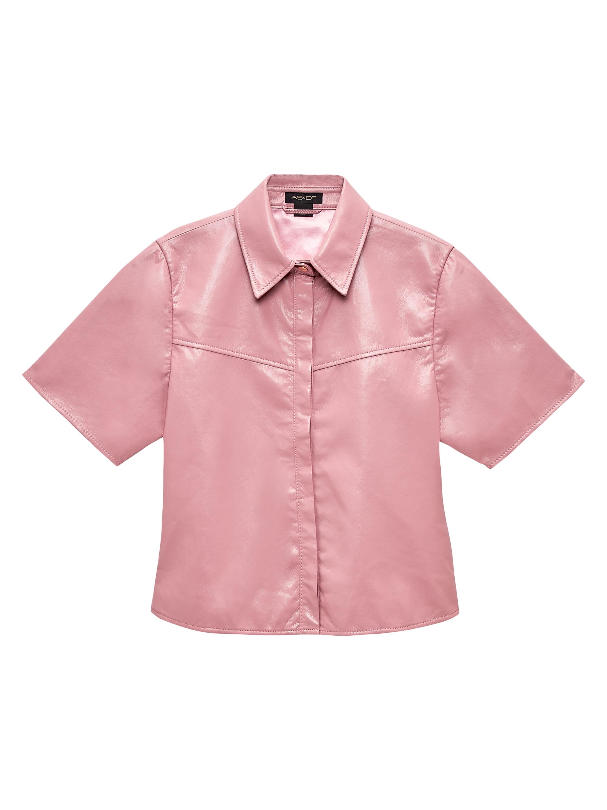 AS by DF Women's Mojave Recycled Leather Top - Mauve