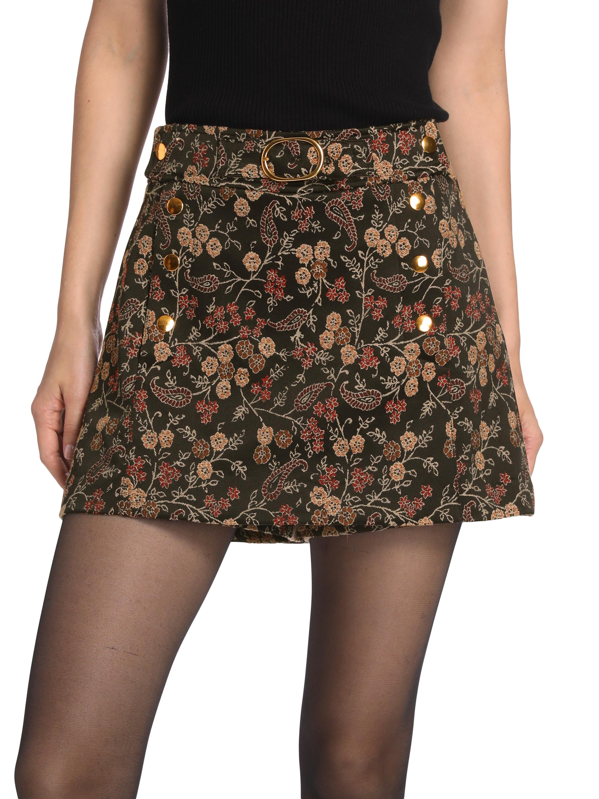 Derek Lam 10 Crosby Hester Floral A-Line Mini Skort | Saks Fifth