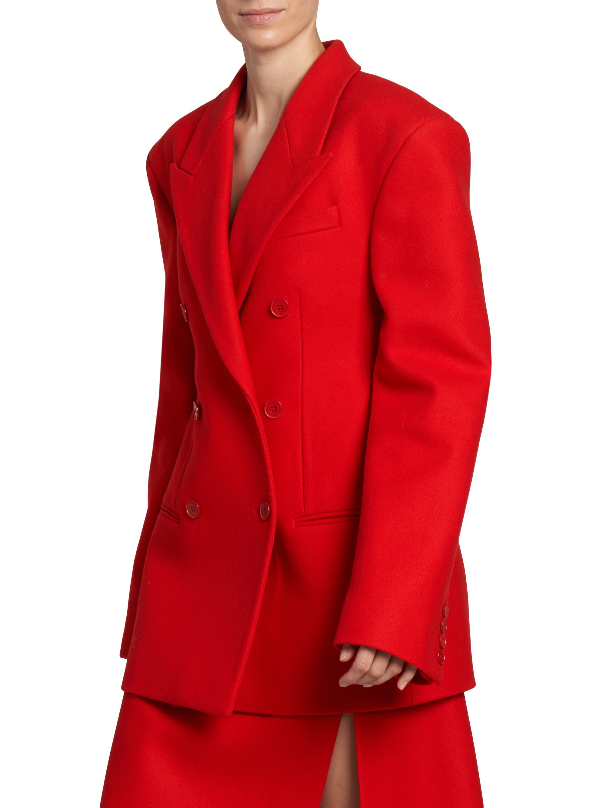 Shop Stella McCartney Oversized Double-Breasted Wool Blazer | Saks  