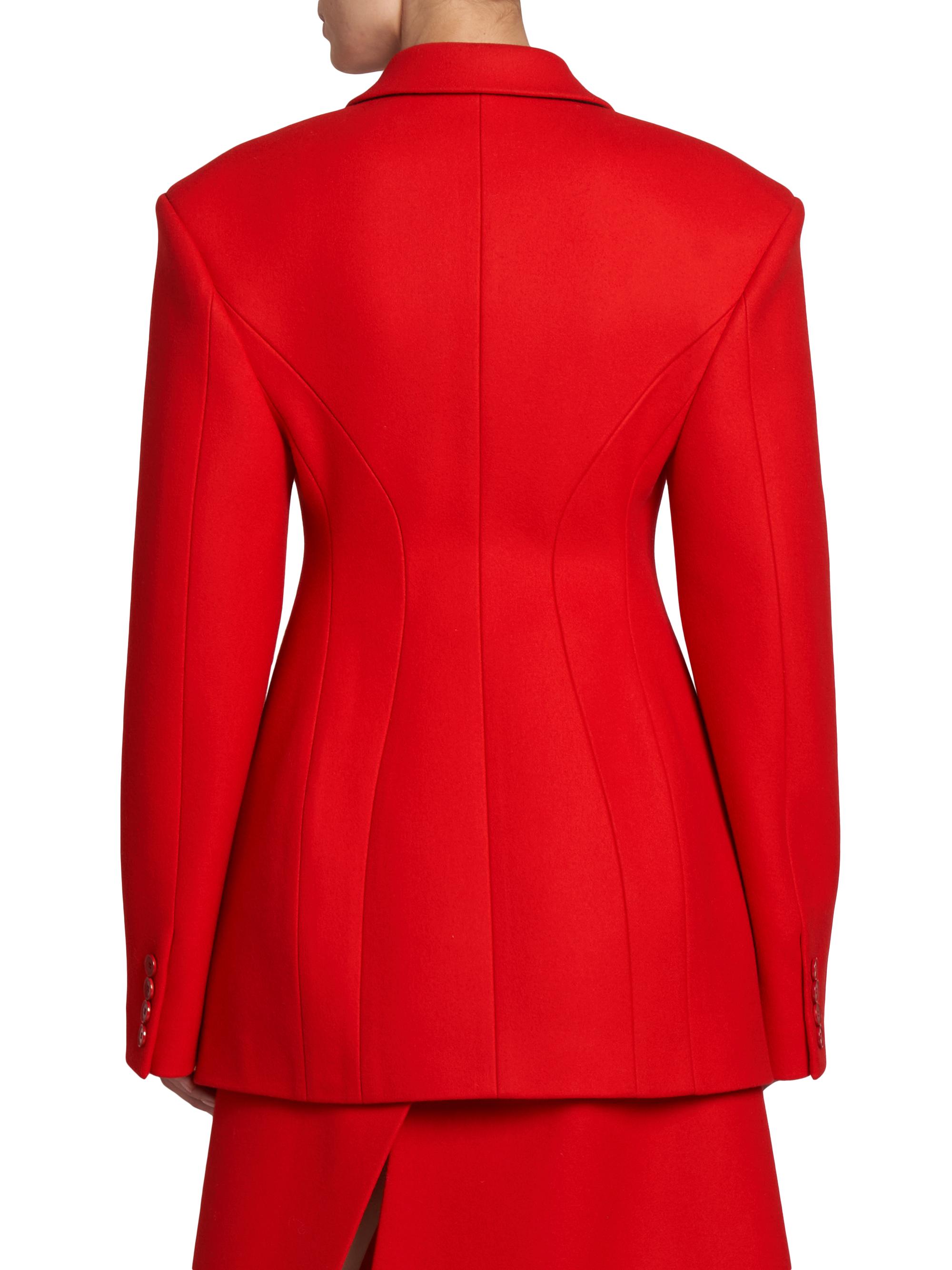 Shop Stella McCartney Oversized Double-Breasted Wool Blazer | Saks 