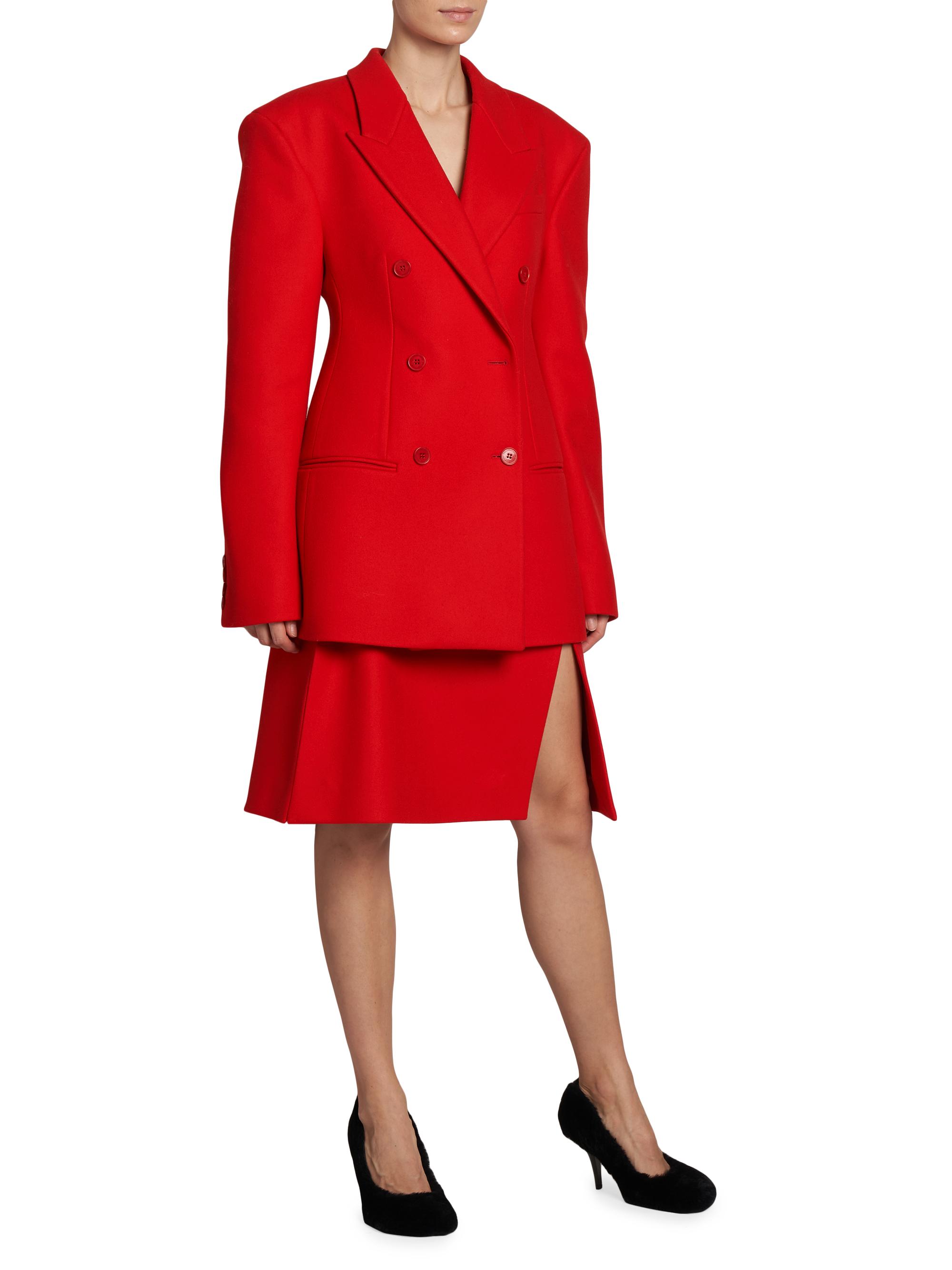 Shop Stella McCartney Oversized Double-Breasted Wool Blazer | Saks 