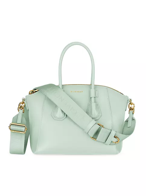 Givenchy Antigona Sport Mini Leather Top Handle Bag in Blossom Pink