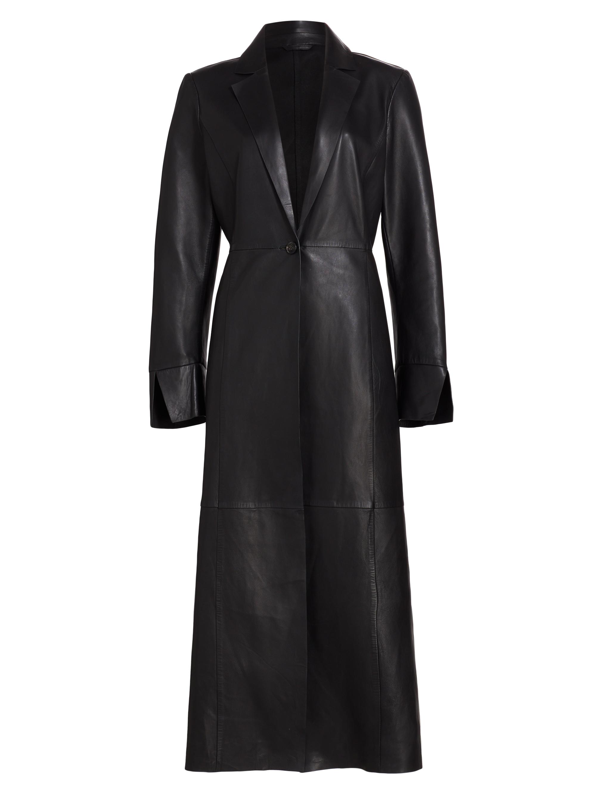 ⭐︎ willfully 23AW flare long coat ⭐︎ willfully 23AW flare long coat Faux Leather Studded Coat