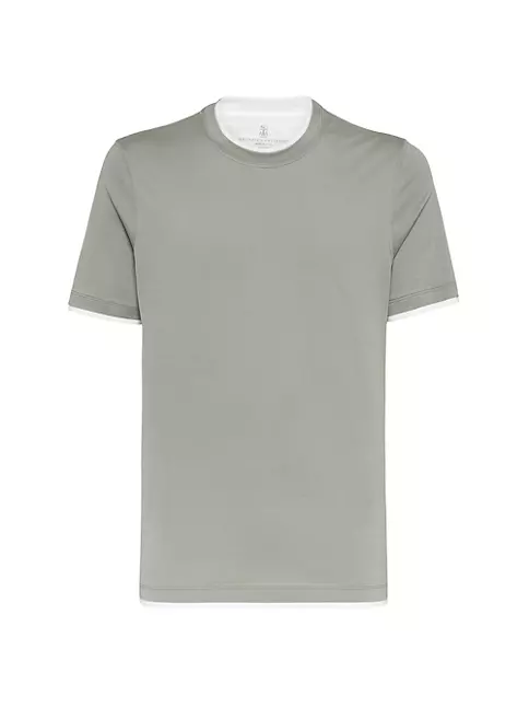 BOTTEGA VENETA Washed cotton-jersey T-shirt