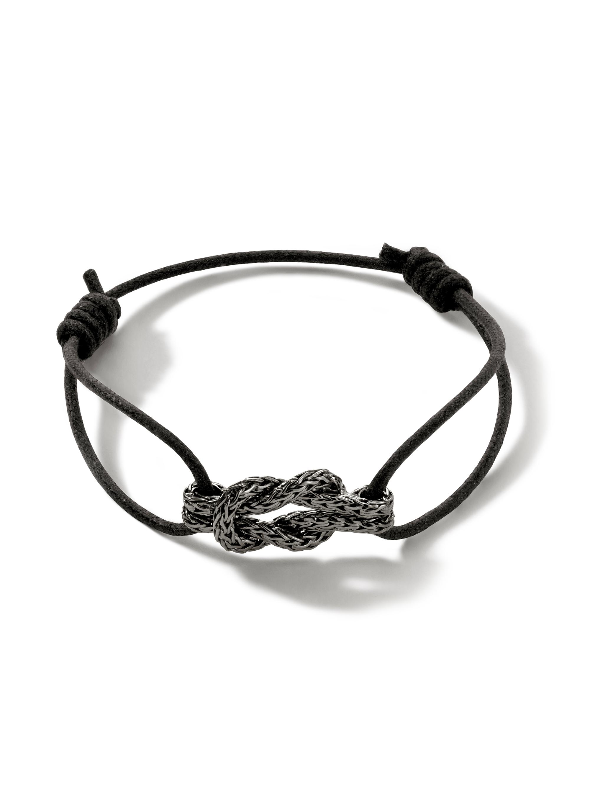 John Hardy Men's Silver Love Knot Bracelet - Silver