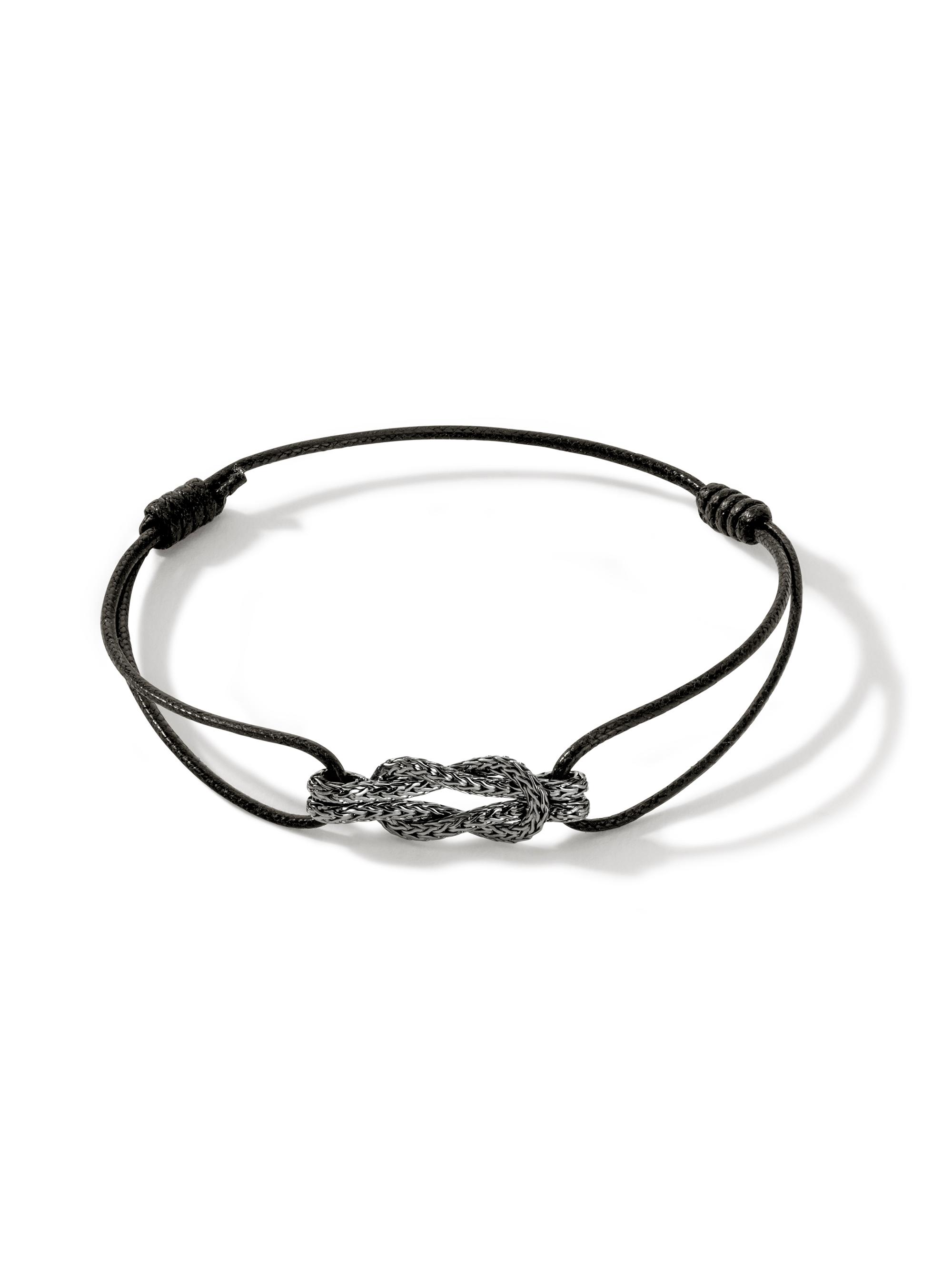 John Hardy Men's Silver Love Knot Bracelet - Silver