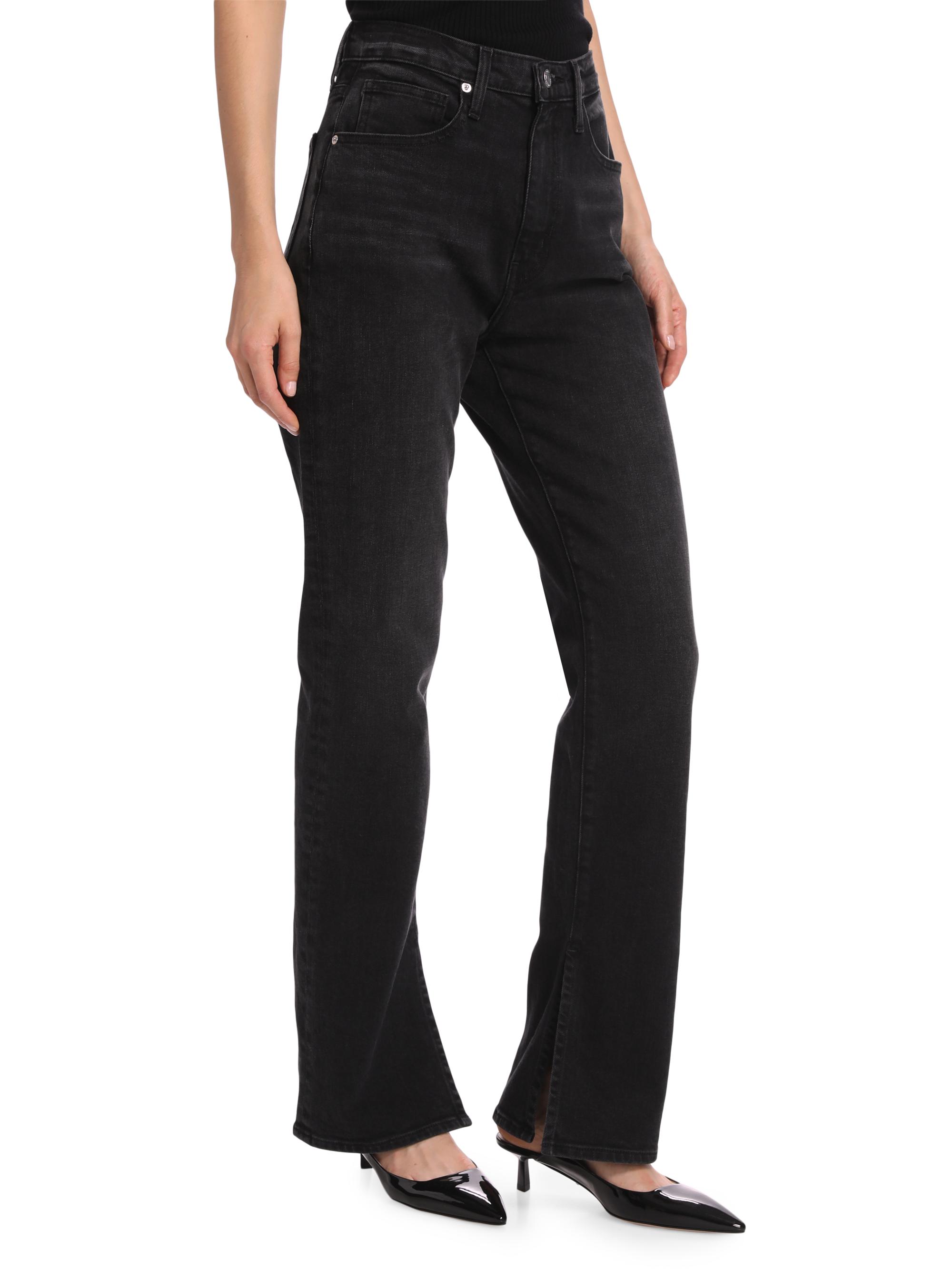 Derek Lam 10 Crosby Women's Frankie Split-Hem Straight-Leg Jeans - Forsyth | Thumbnail 4