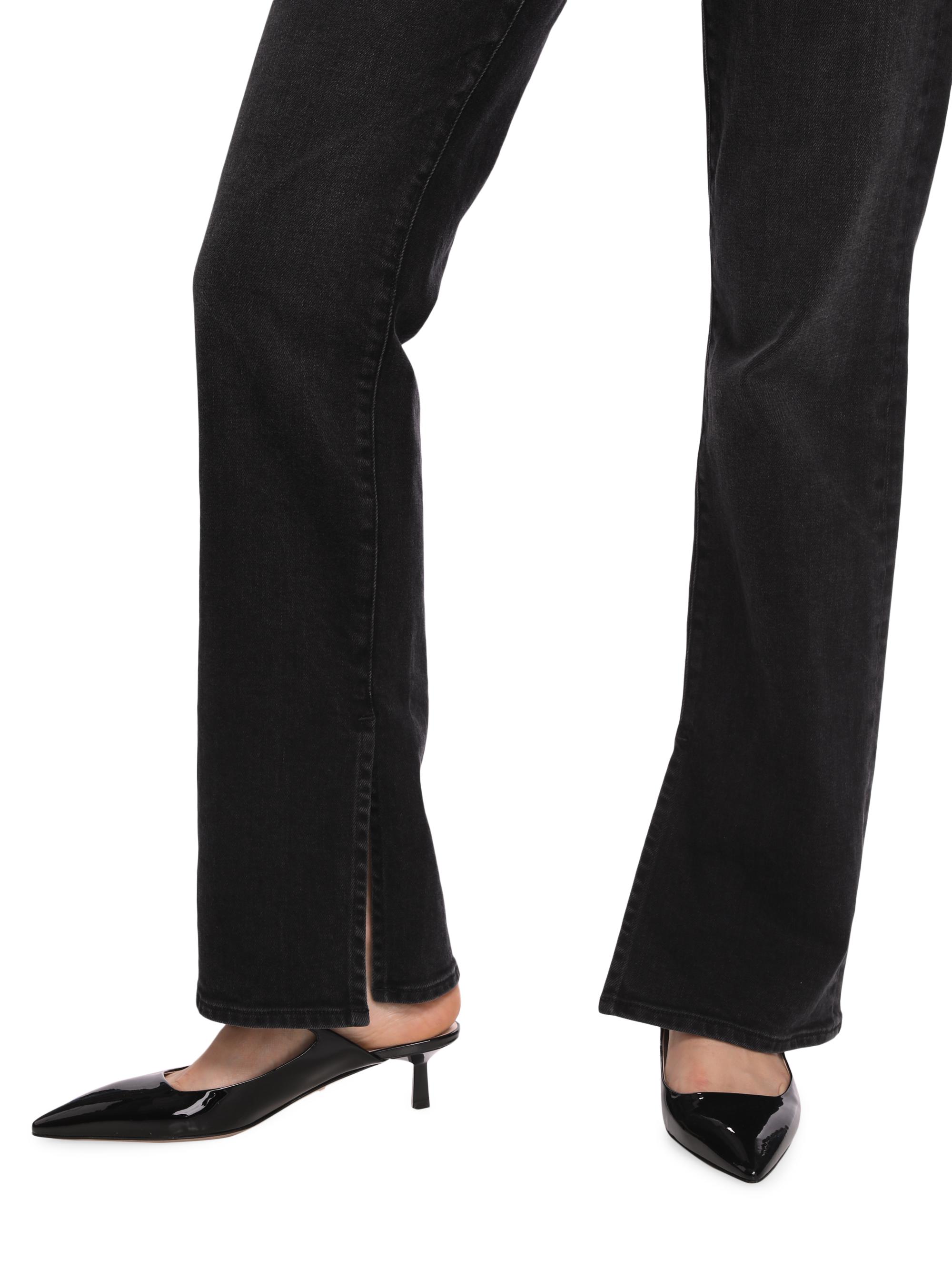 Derek Lam 10 Crosby Women's Frankie Split-Hem Straight-Leg Jeans - Forsyth | Thumbnail 6