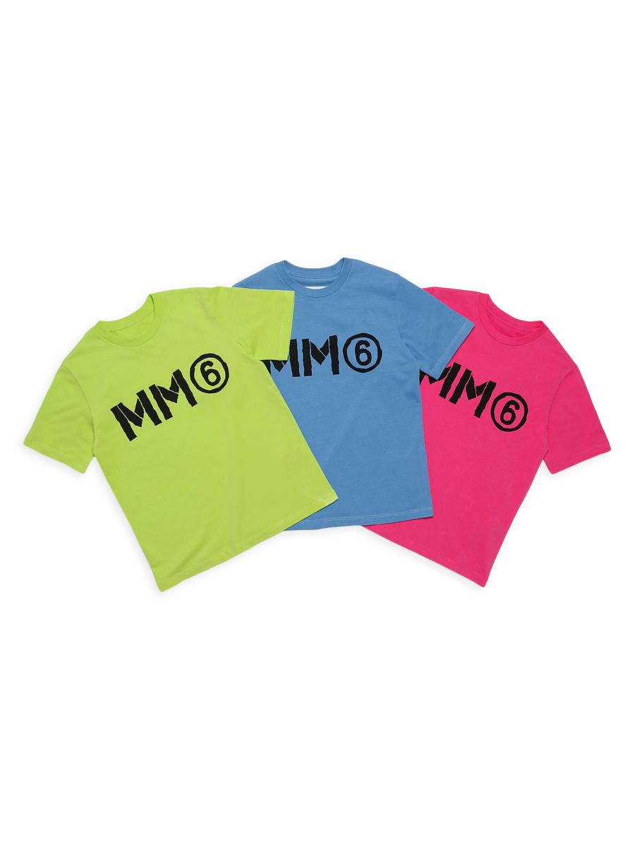 MM6 Maison Margiela Little Kid's & Kid's 3-Pack Logo T-Shirt