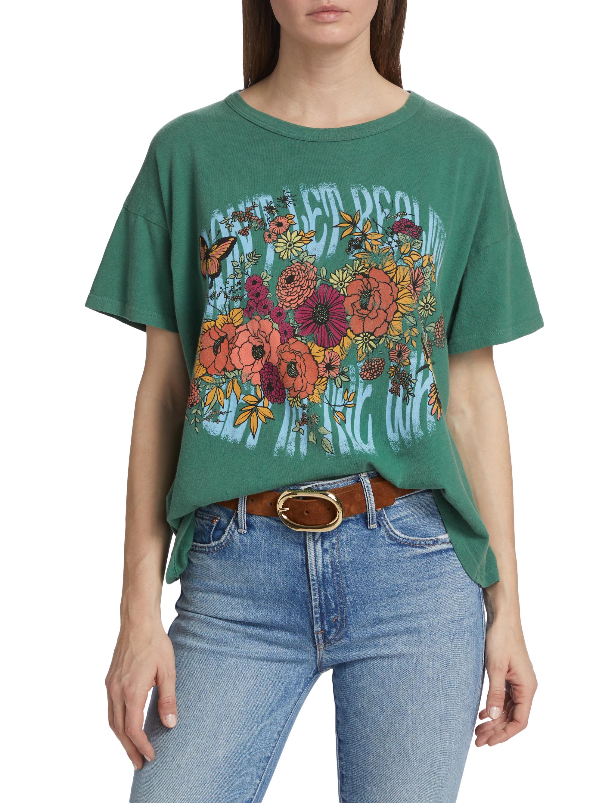 新品タグ付き マメクロゴウチ Floral Printed Tshirt 新品タグ付き マメクロゴウチ Floral Printed Tshirt Mame Kurogouchi