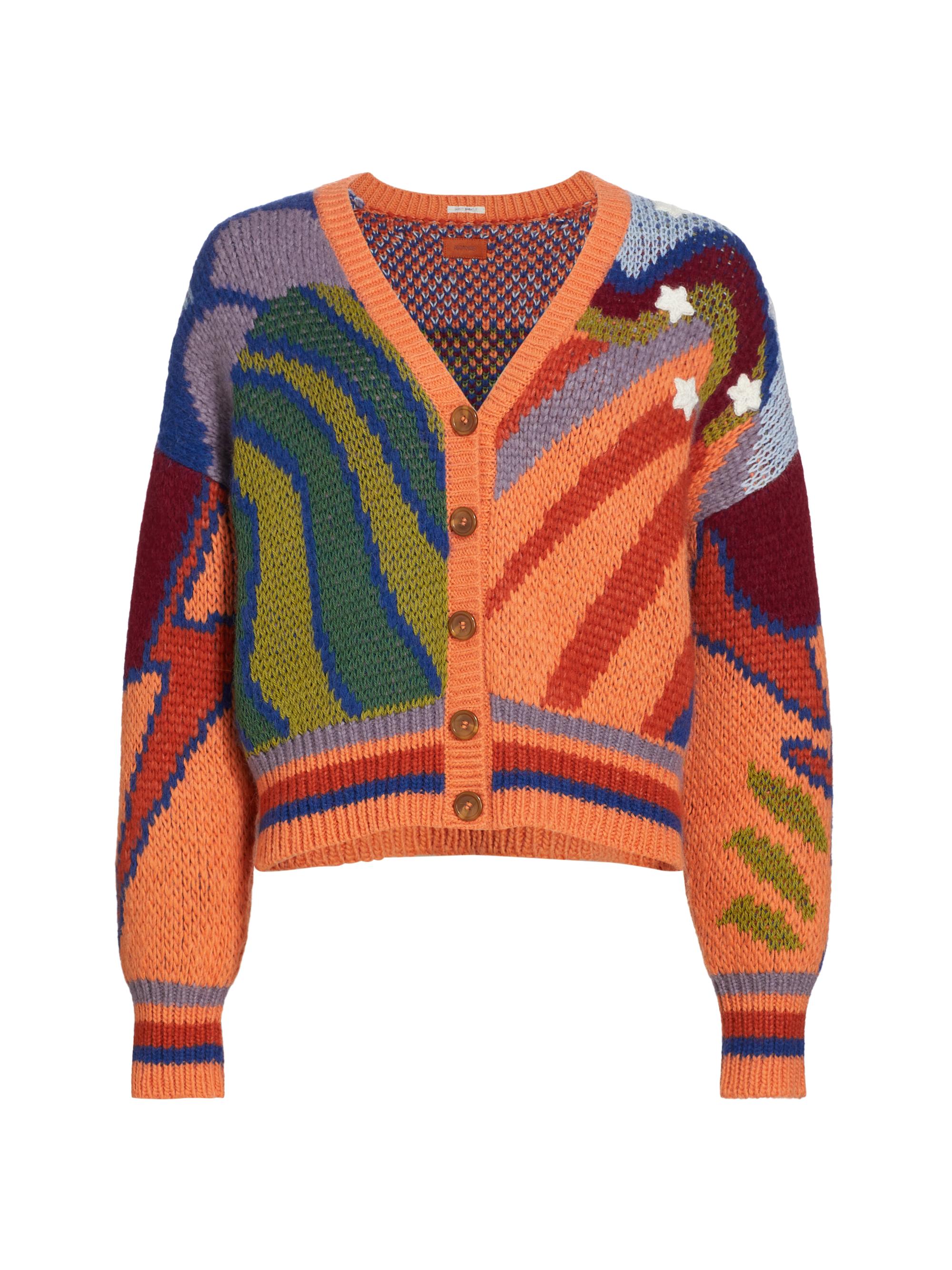 Mother The Button Alpaca-Blend Cardigan | Saks Fifth Avenue