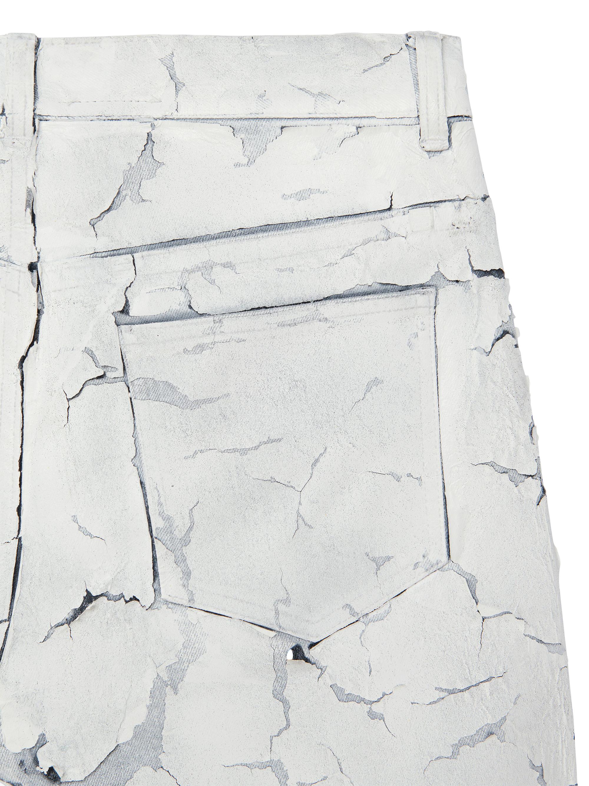 Givenchy クラック加工 デニム パンツ Givenchy Jeans In Destroyed Denim And Moleskin | Saks Fifth Avenue