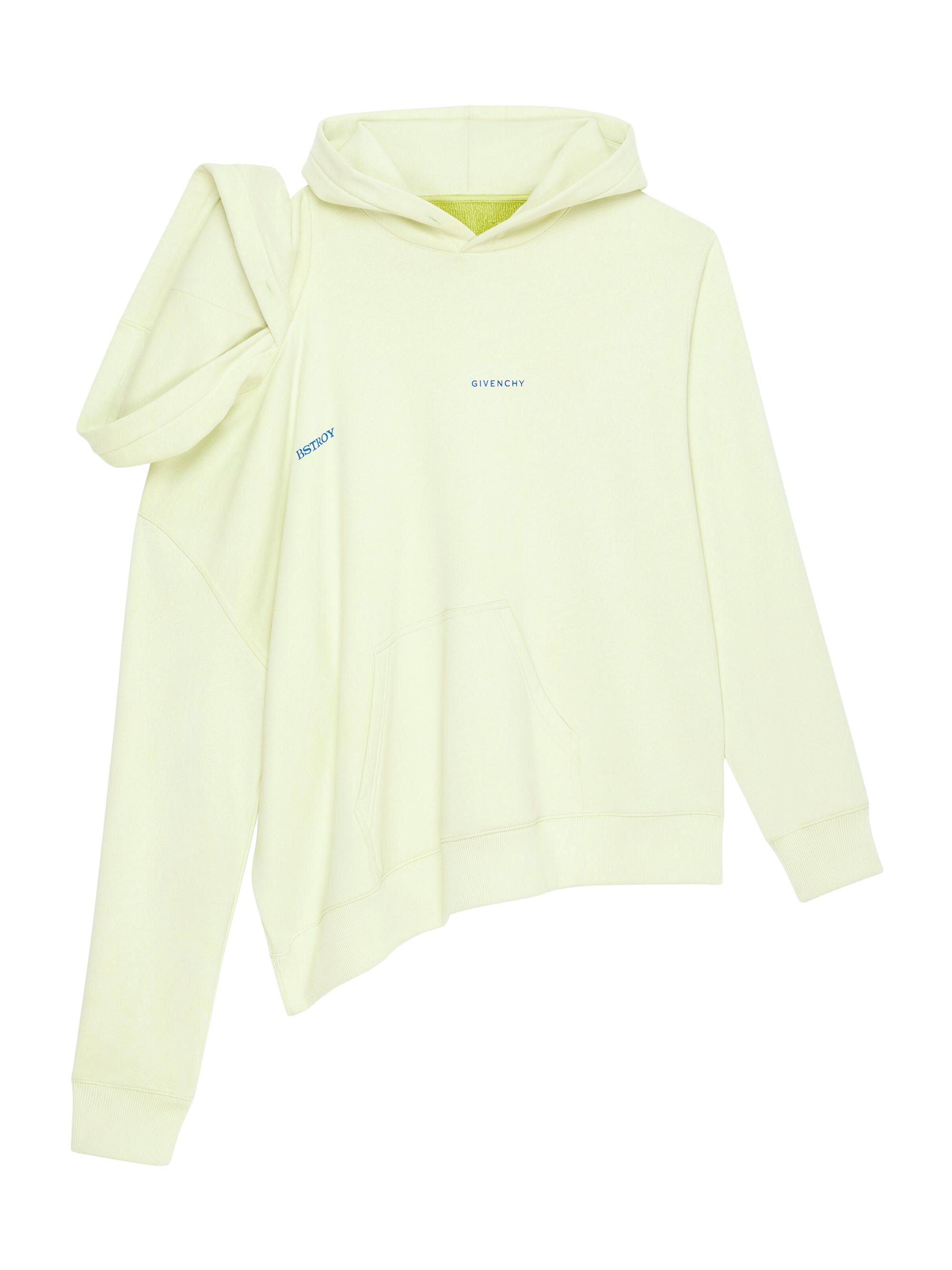 Givenchy Men's Print Two-Headed Oversized Hoodie - Citrus Green