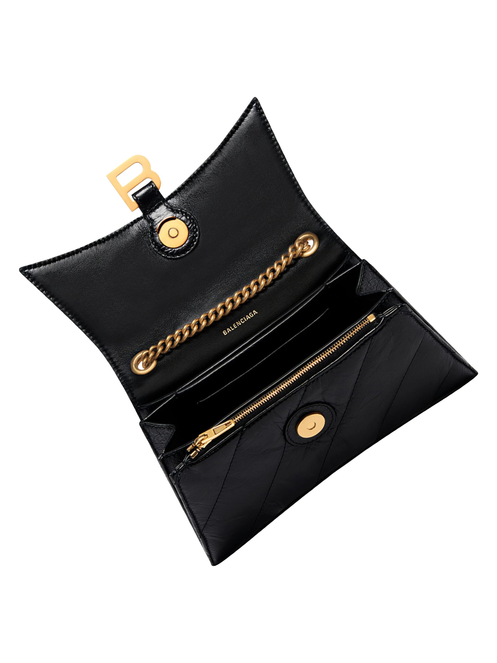 の*ん様 BALENCIAGA crush ミニウォレット Balenciaga Crush XS Quilted Chain Bag | Saks Fifth Avenue