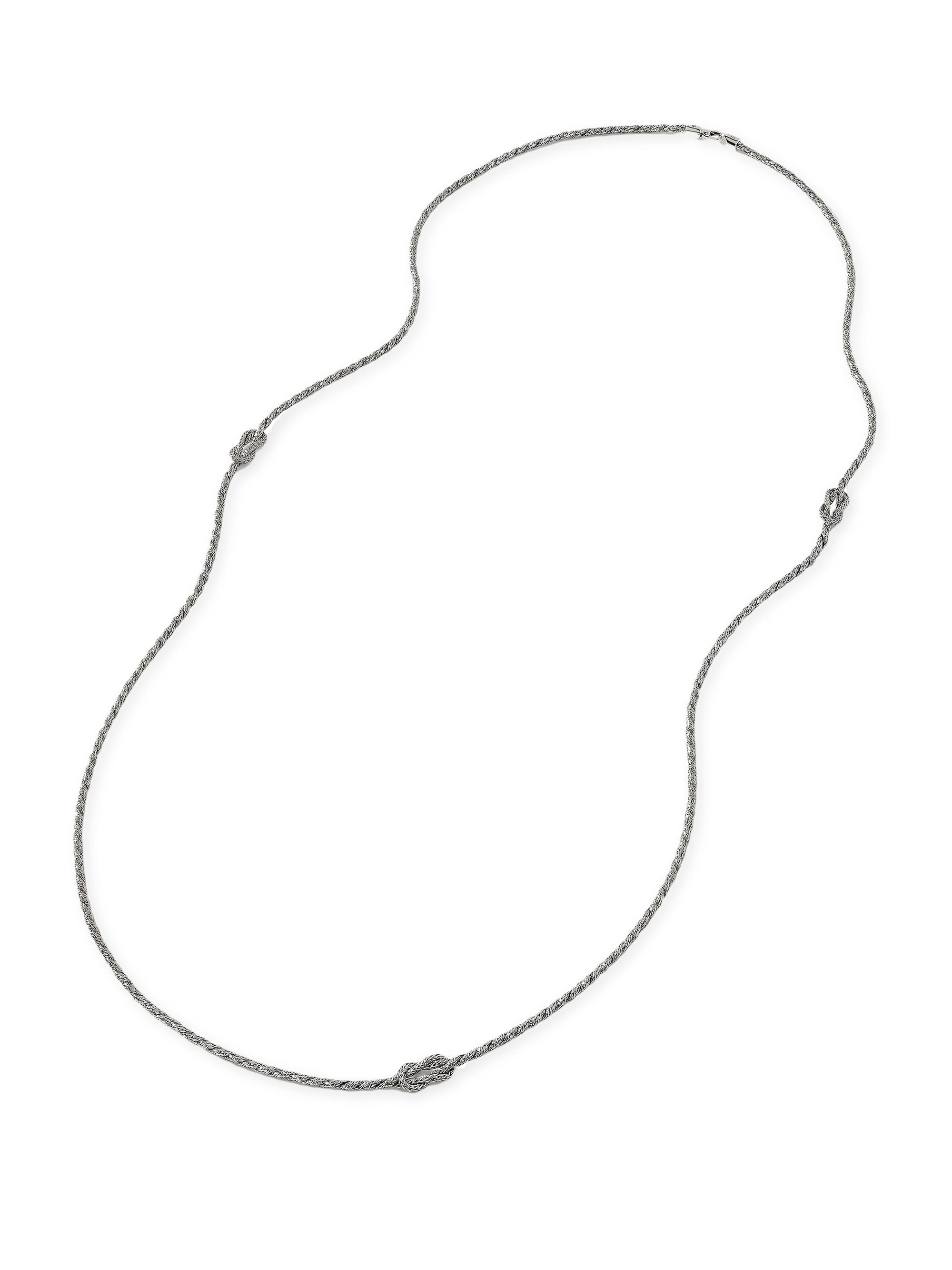 John Hardy Women's Classic Chain Love Knot Sterling Silver Necklace - Silver