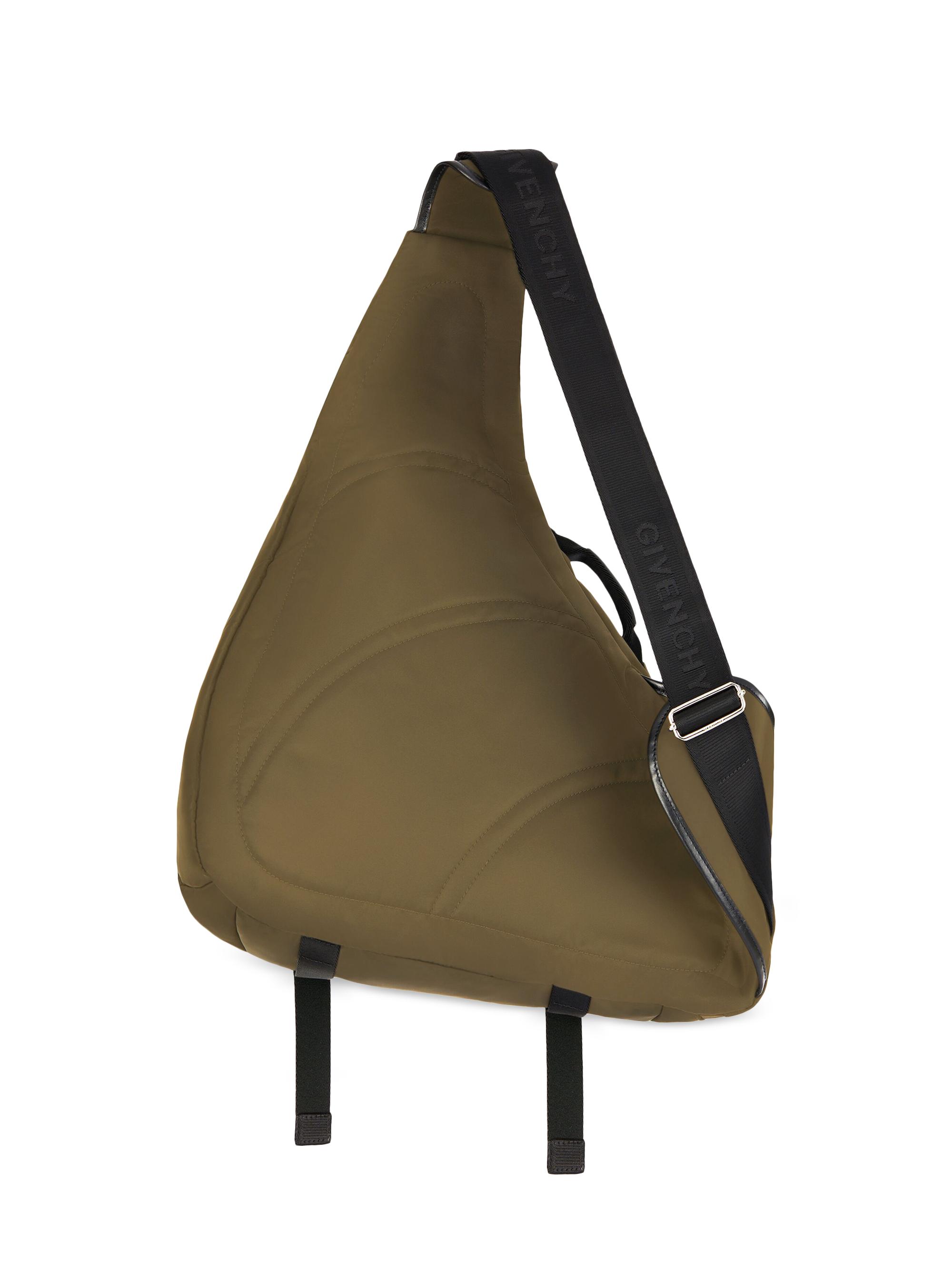 Givenchy Medium G-Zip Triangle bag in nylon | Saks Fifth Avenue