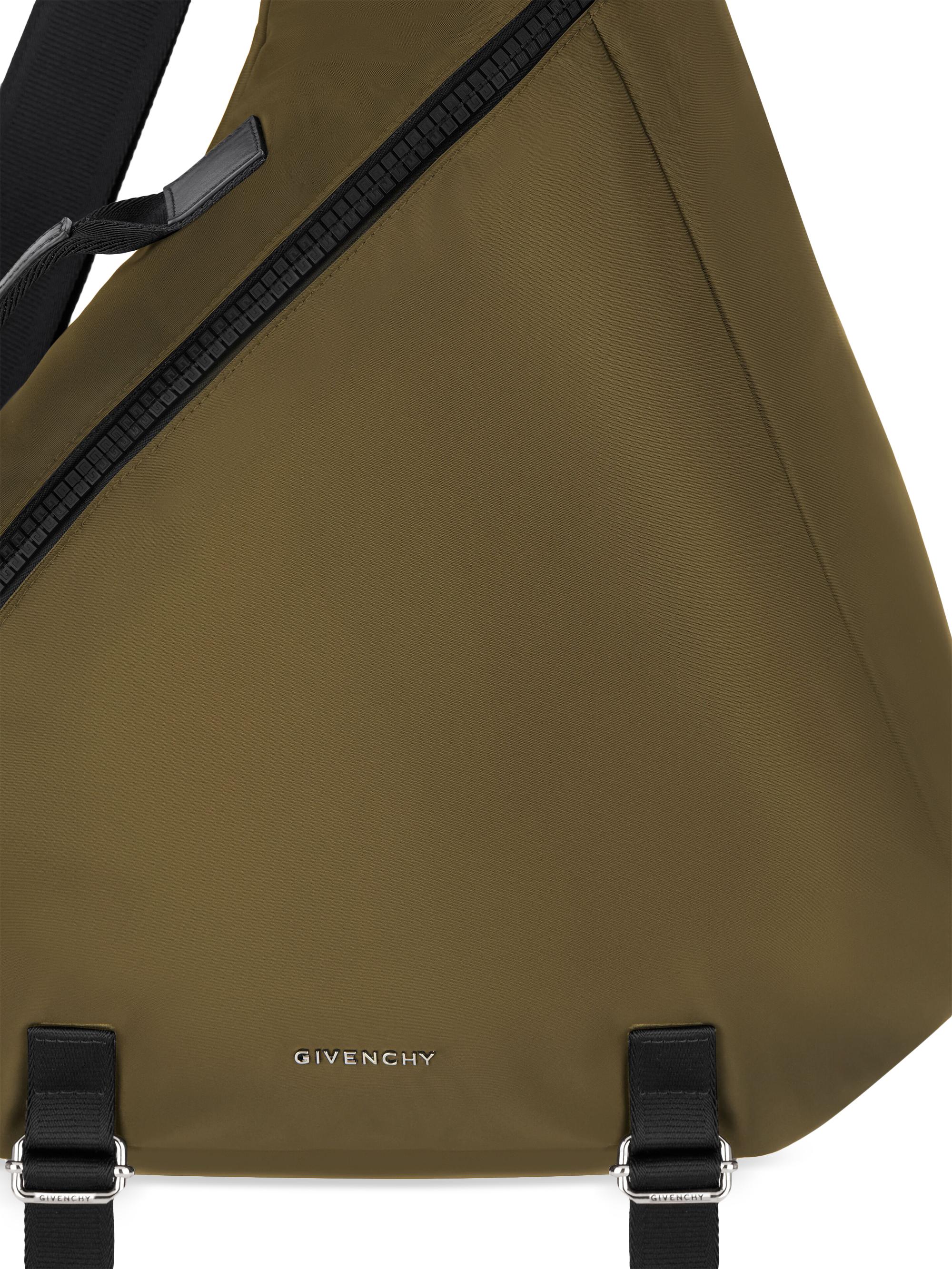 Givenchy Medium G-Zip Triangle bag in nylon | Saks Fifth Avenue