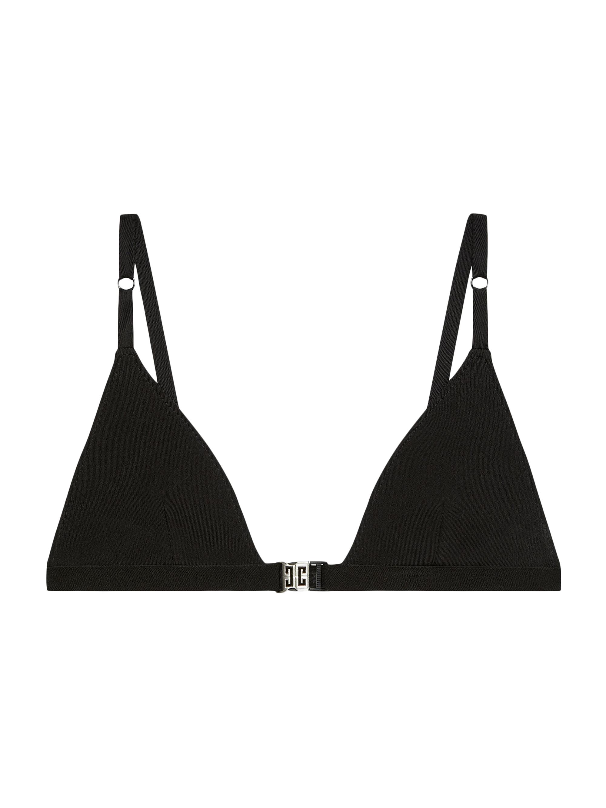 Givenchy Women's Knitted Bra with 4G Buckle - Black