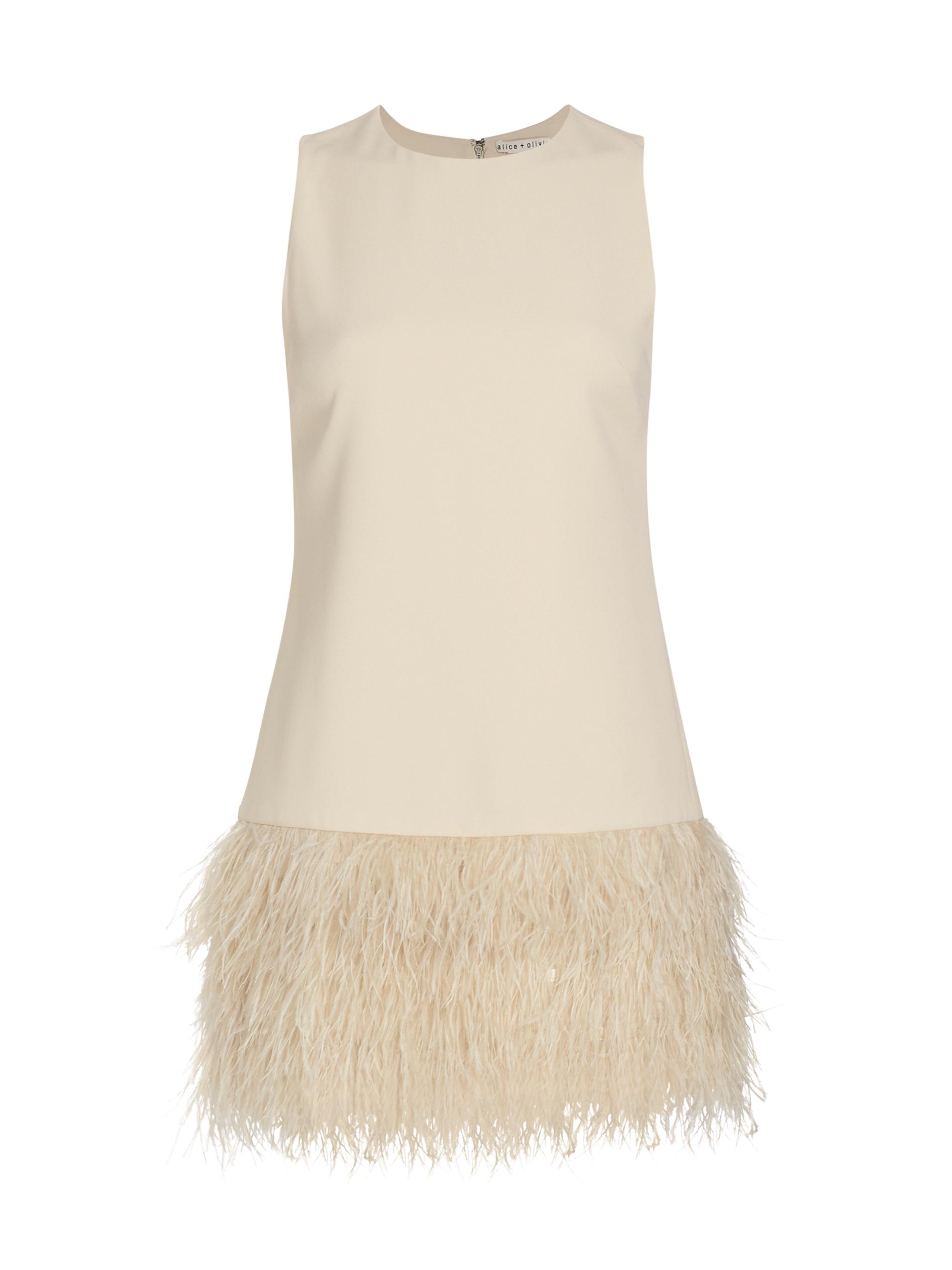 ALICE + OLIVIA Chara Tiered Tulle Minidress | Saks Fifth Avenue