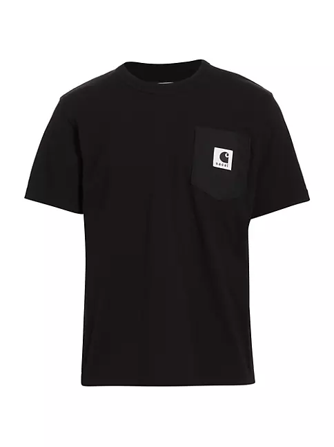 Sacai x Carhartt WIP Logo Crewneck T-Shirt