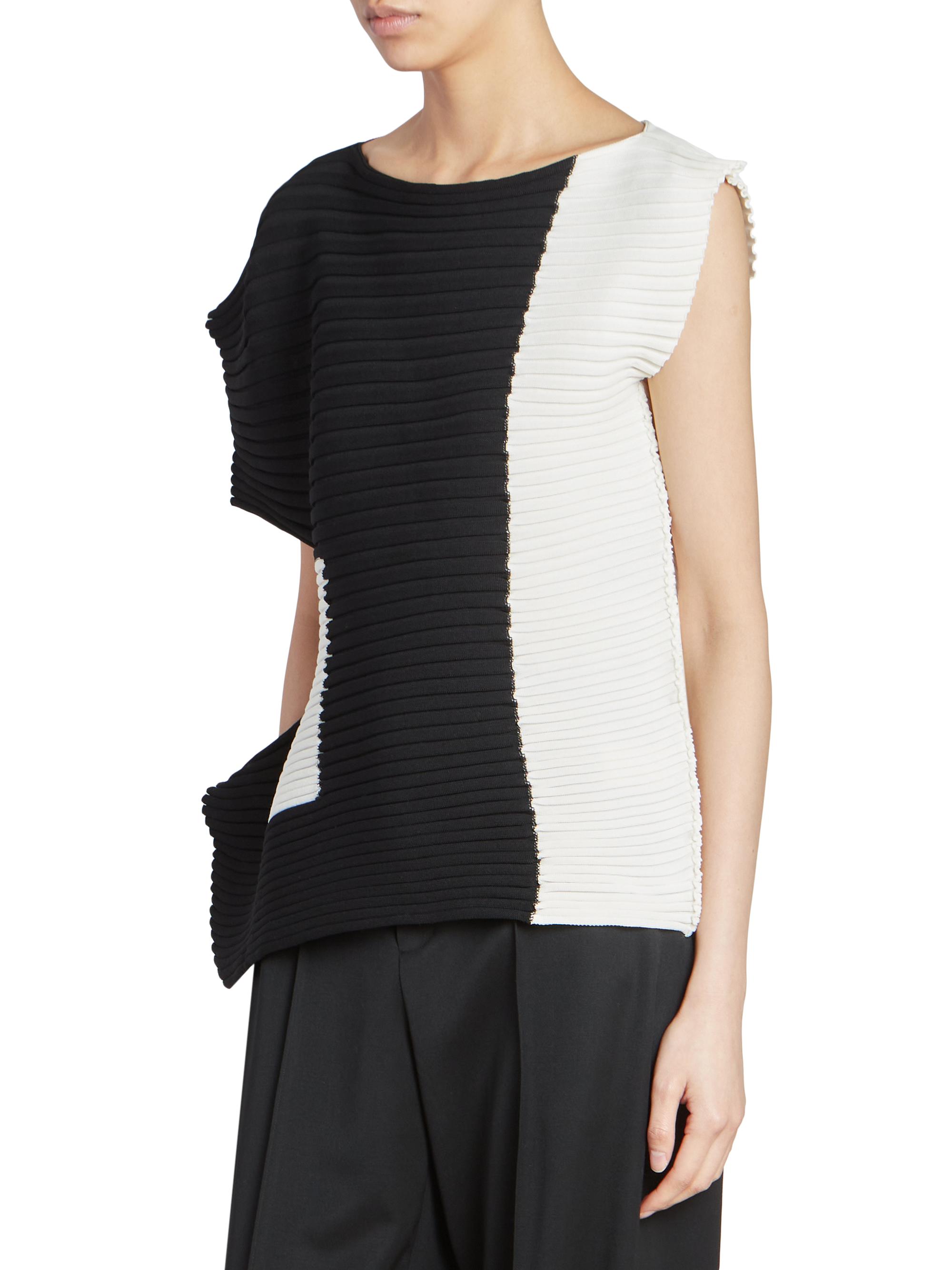 Issey Miyake Rectilinear Cut-Out Top | Saks Fifth Avenue
