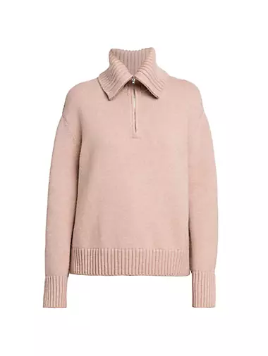 Parksville Cashmere Half-Zip Sweater