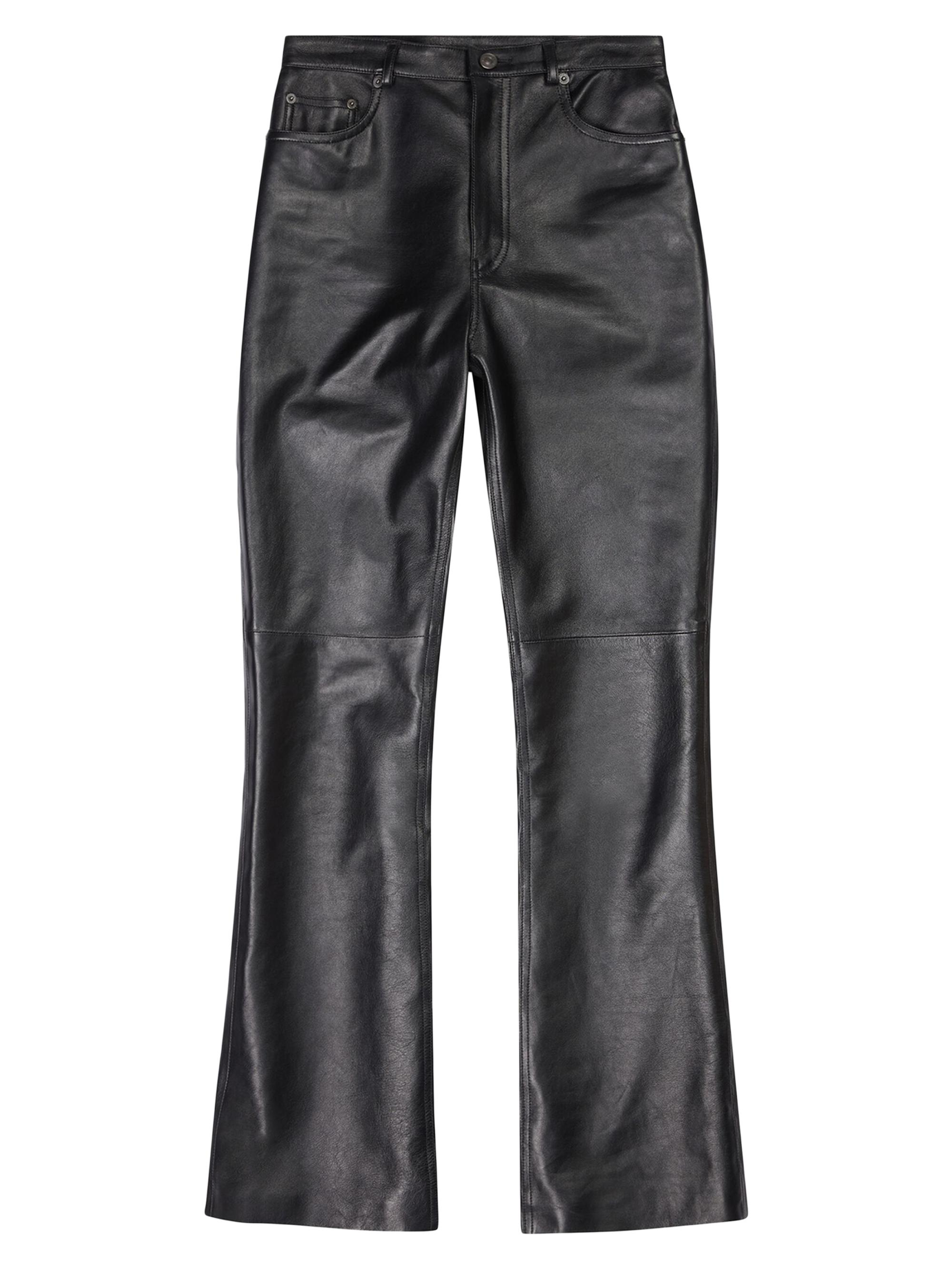 Balenciaga Women's Regular 5 Pocket Pants - Black