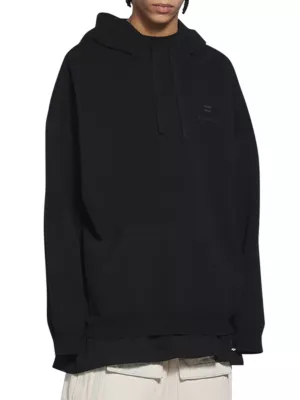 Balenciaga cosy drawstring hoodie - Grey